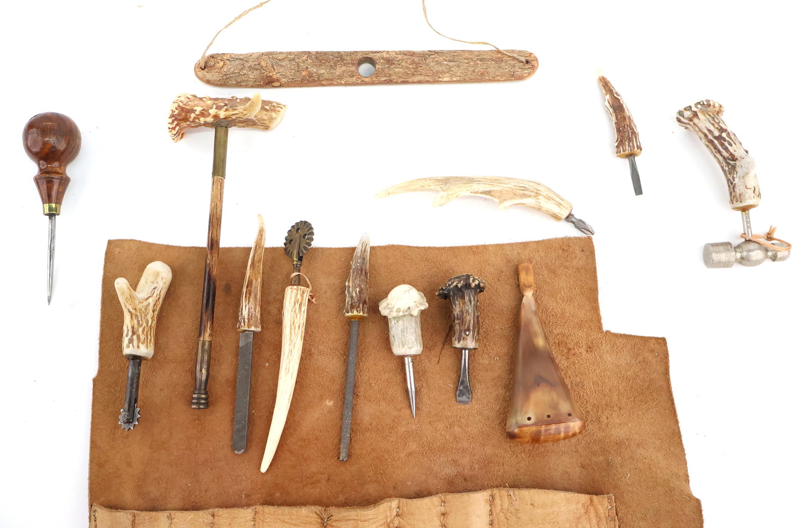 Antler Handled Craftman's Tools - 10