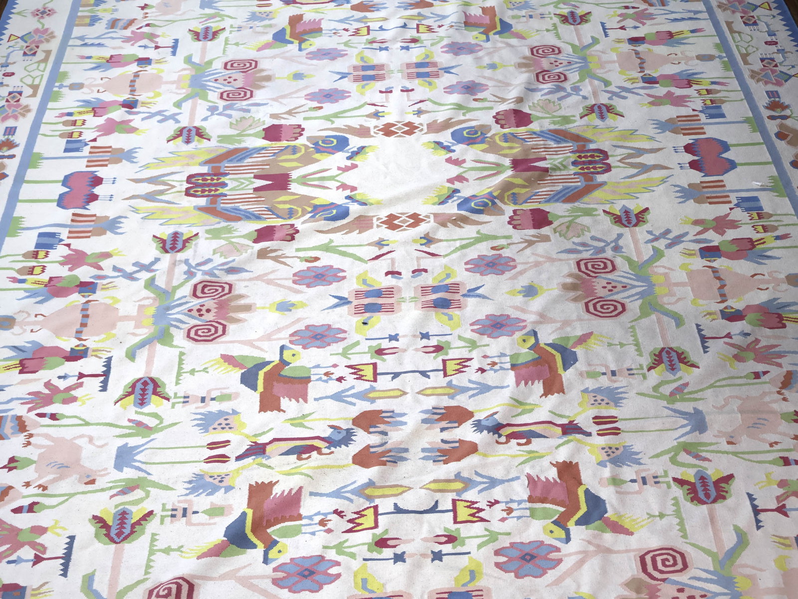 Wool Dhurrie Carpet - 3