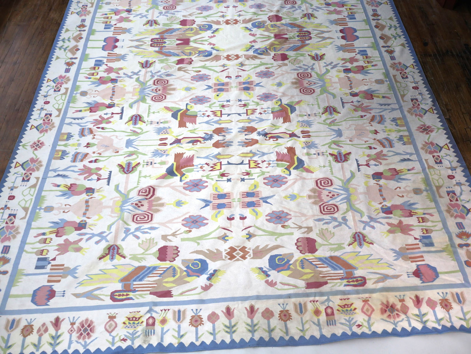 Wool Dhurrie Carpet - 4