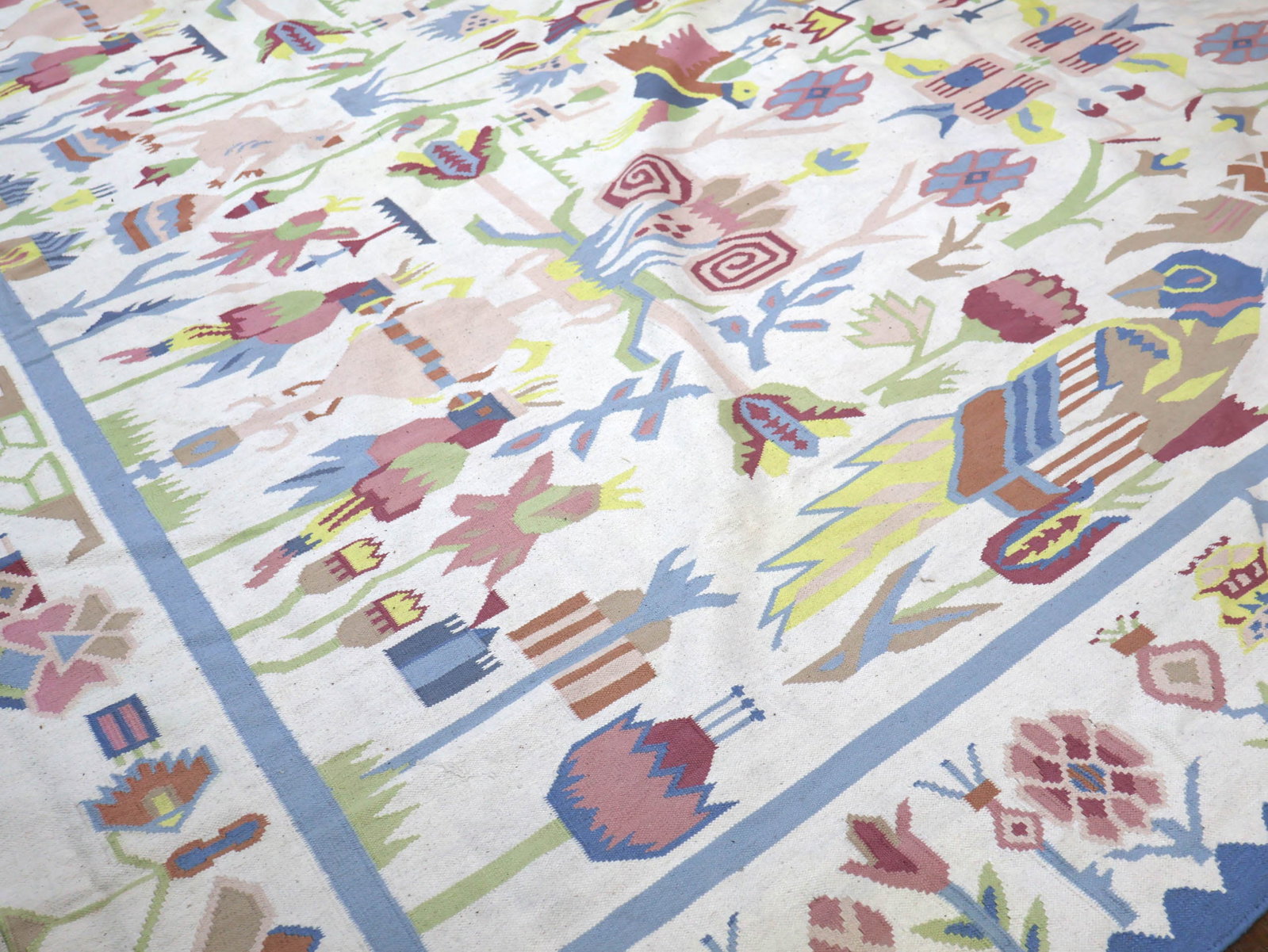 Wool Dhurrie Carpet - 5