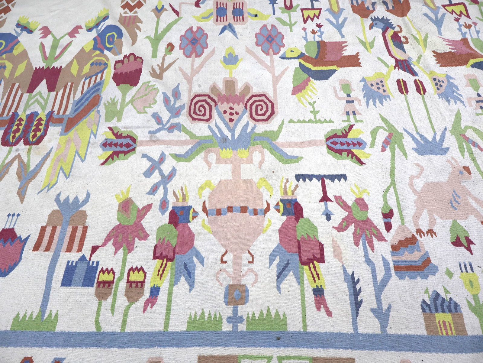 Wool Dhurrie Carpet - 7