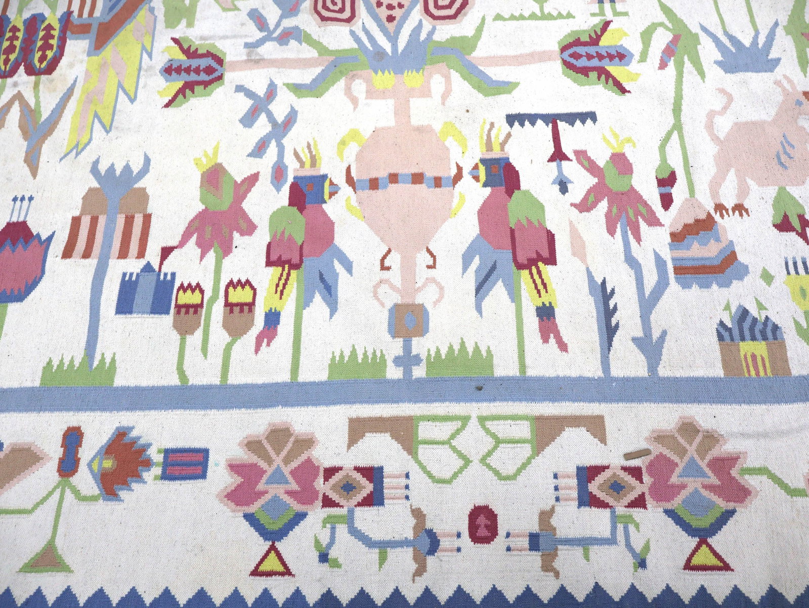 Wool Dhurrie Carpet - 8