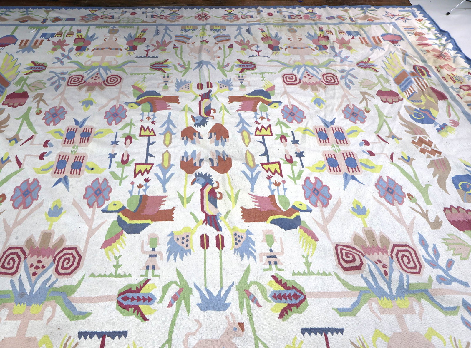 Wool Dhurrie Carpet - 9