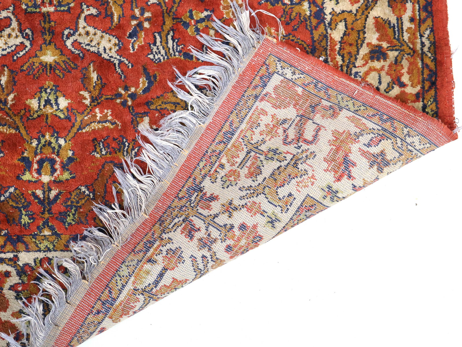 Machine-Made Rug with Hunting Pattern - 6