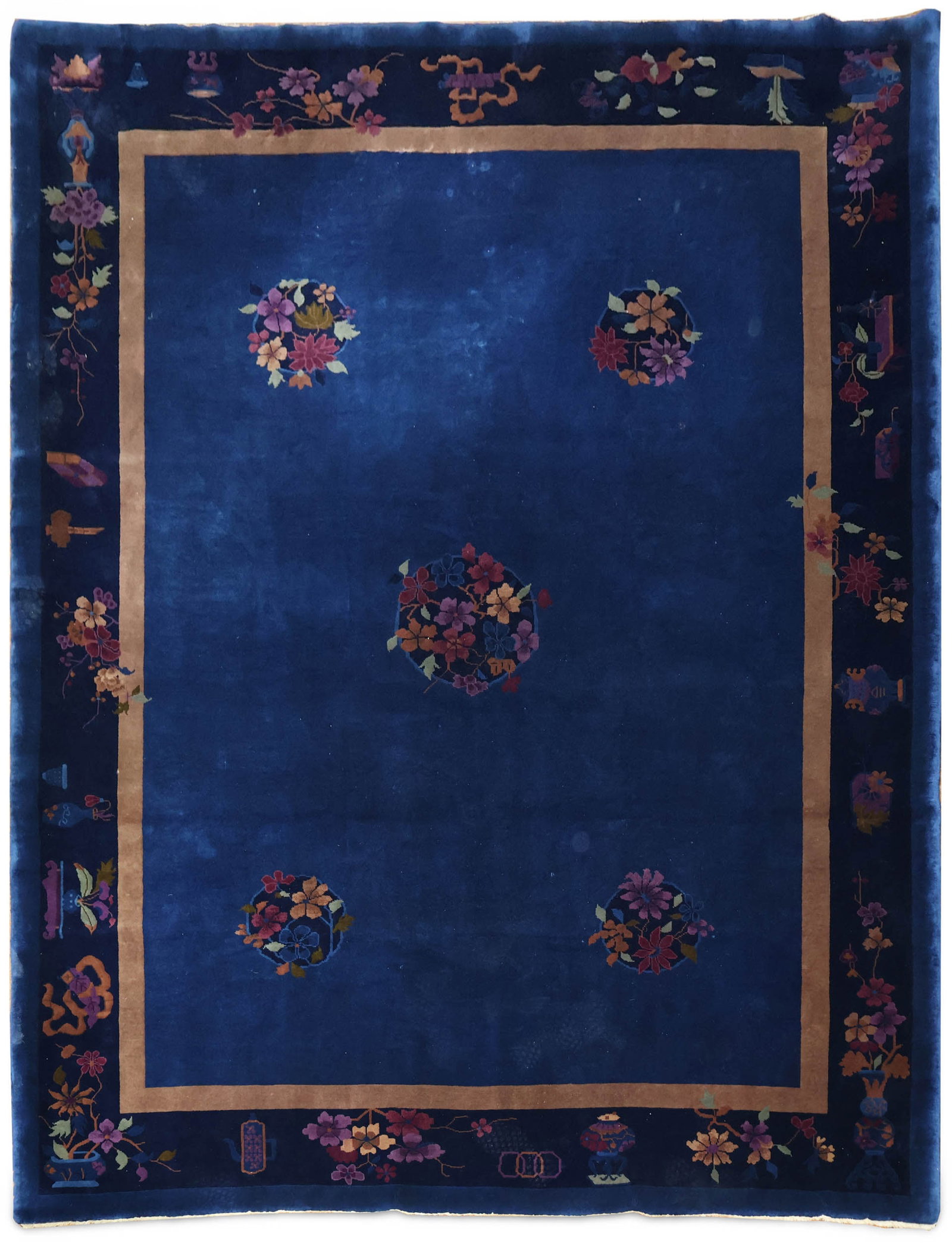 Art Deco China Carpet: Art Deco China Carpet China, c. 1925 142 x 108 1/2 in. (360.7 x 275.6 cm.)