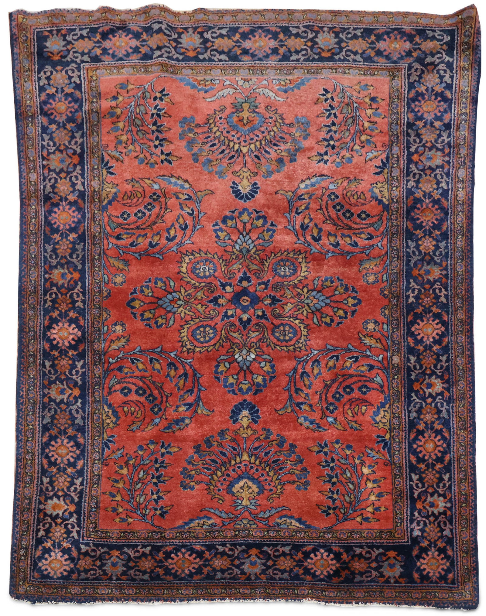 Lilihan Rug: Lilihan Rug Northwest Persia, 2nd 1/4 20th C. Partial Ends 78 x 62 1/2 in. (198.1 x 158.8 cm.)