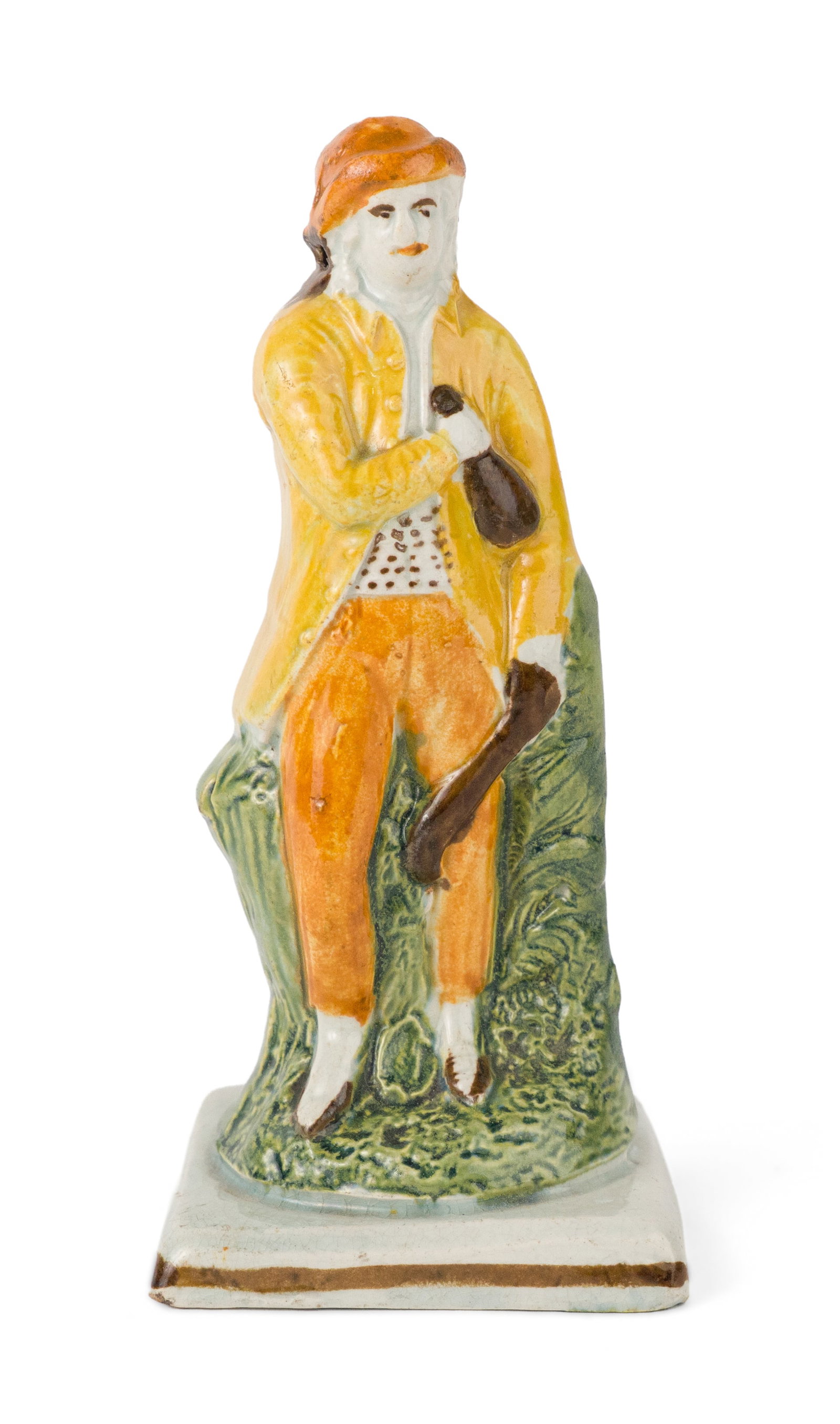 English Prattware / Pearlware Shepherd Figure (1 of 9)