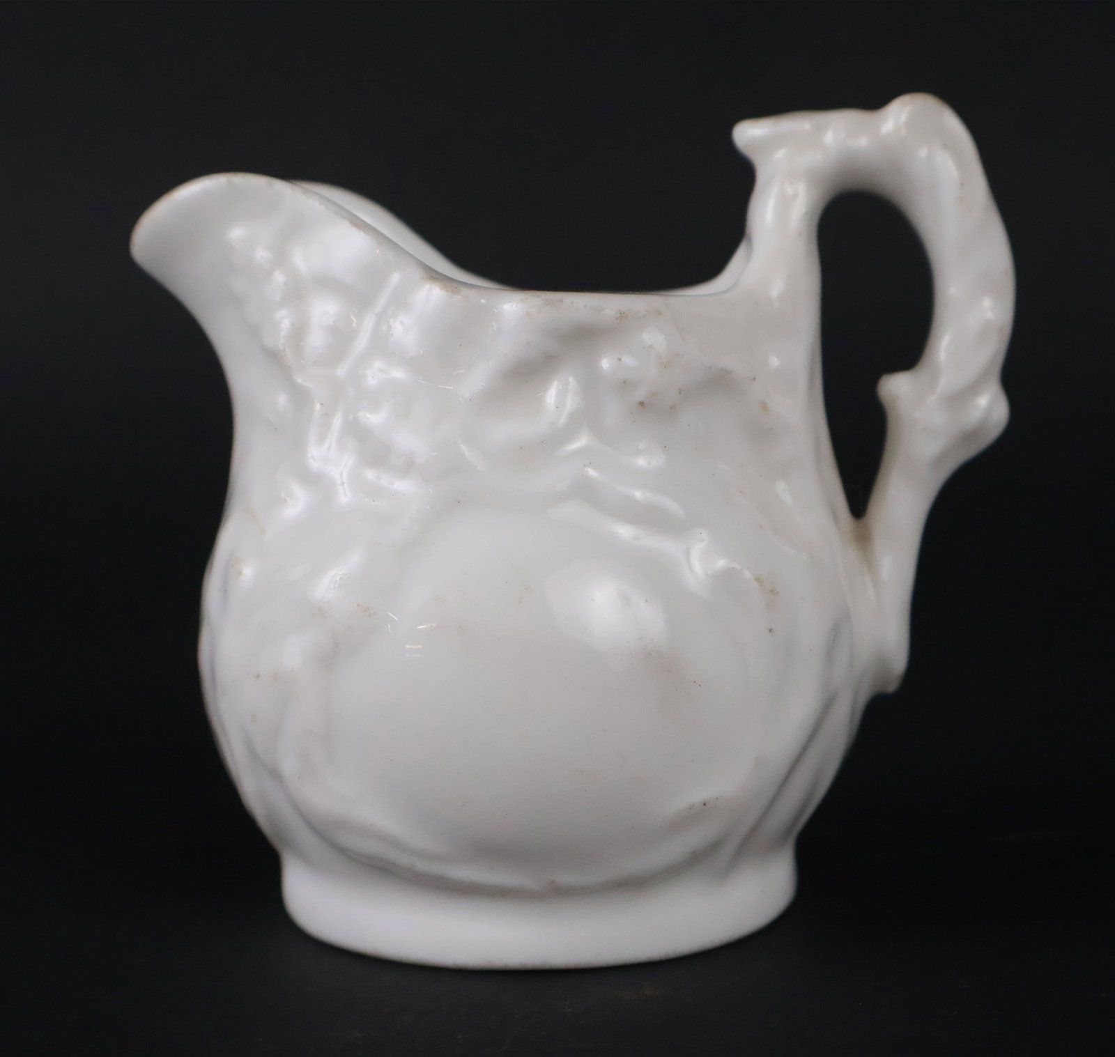 Brooklyn, NY Attributed Miniature Porcelain Oak Leaves and Acorns Creamer / Toy Pitcher (1 of 6)