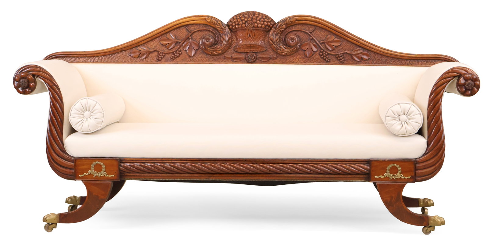 Federal Carved And Ormolu-Mounted Mahogany Sofa (1 of 14)