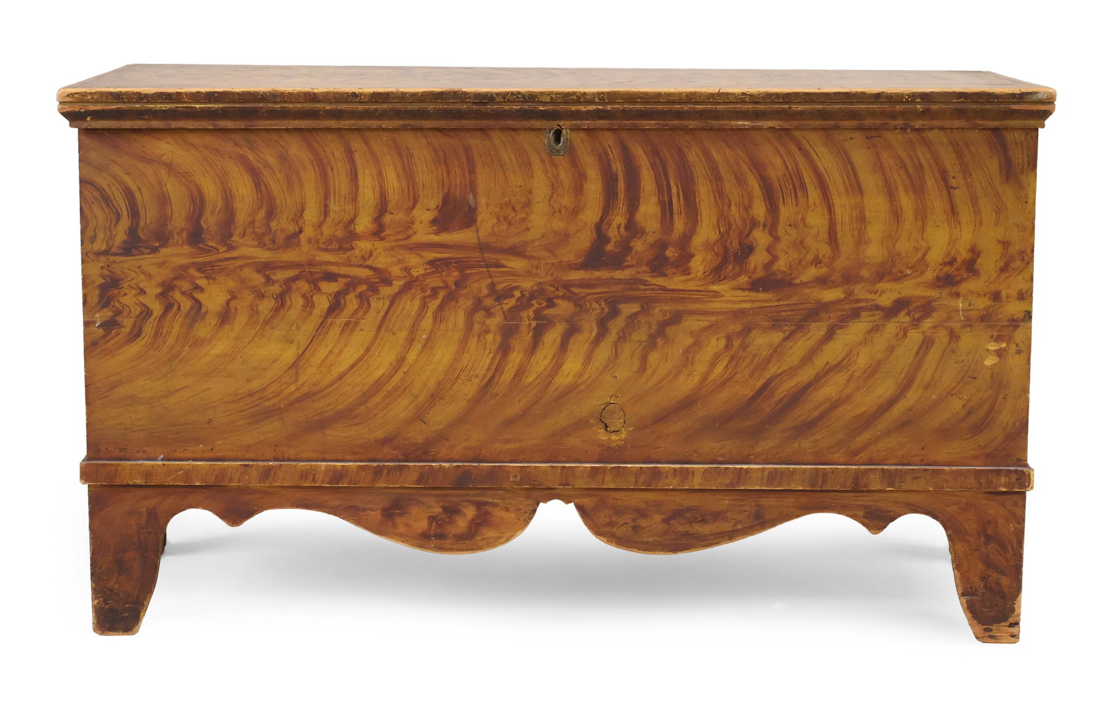 Federal Pine Paint-Grained Blanket Chest (1 of 12)