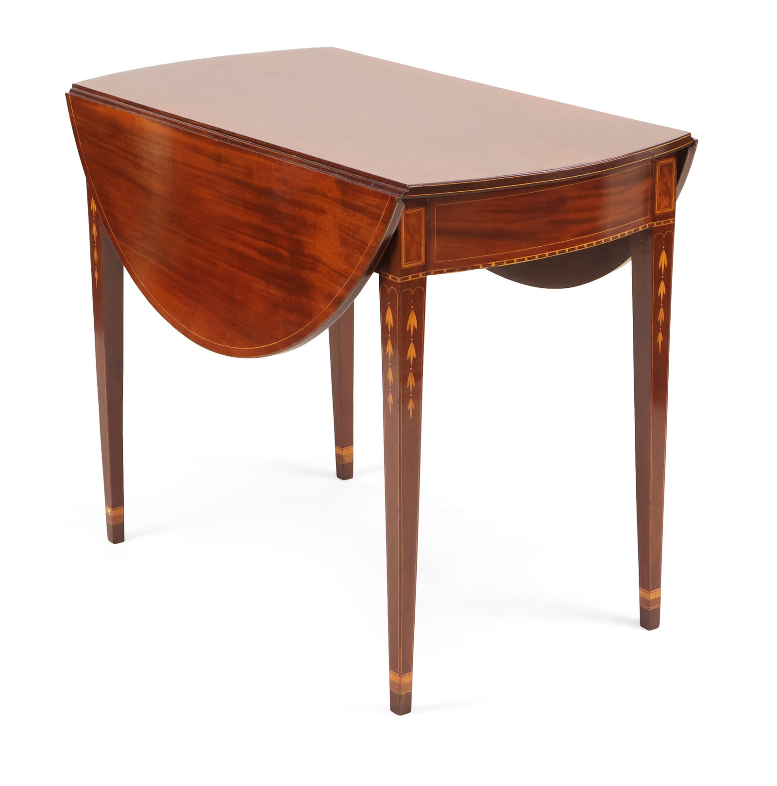 Federal Mahogany Inlaid Pembroke Table (1 of 11)