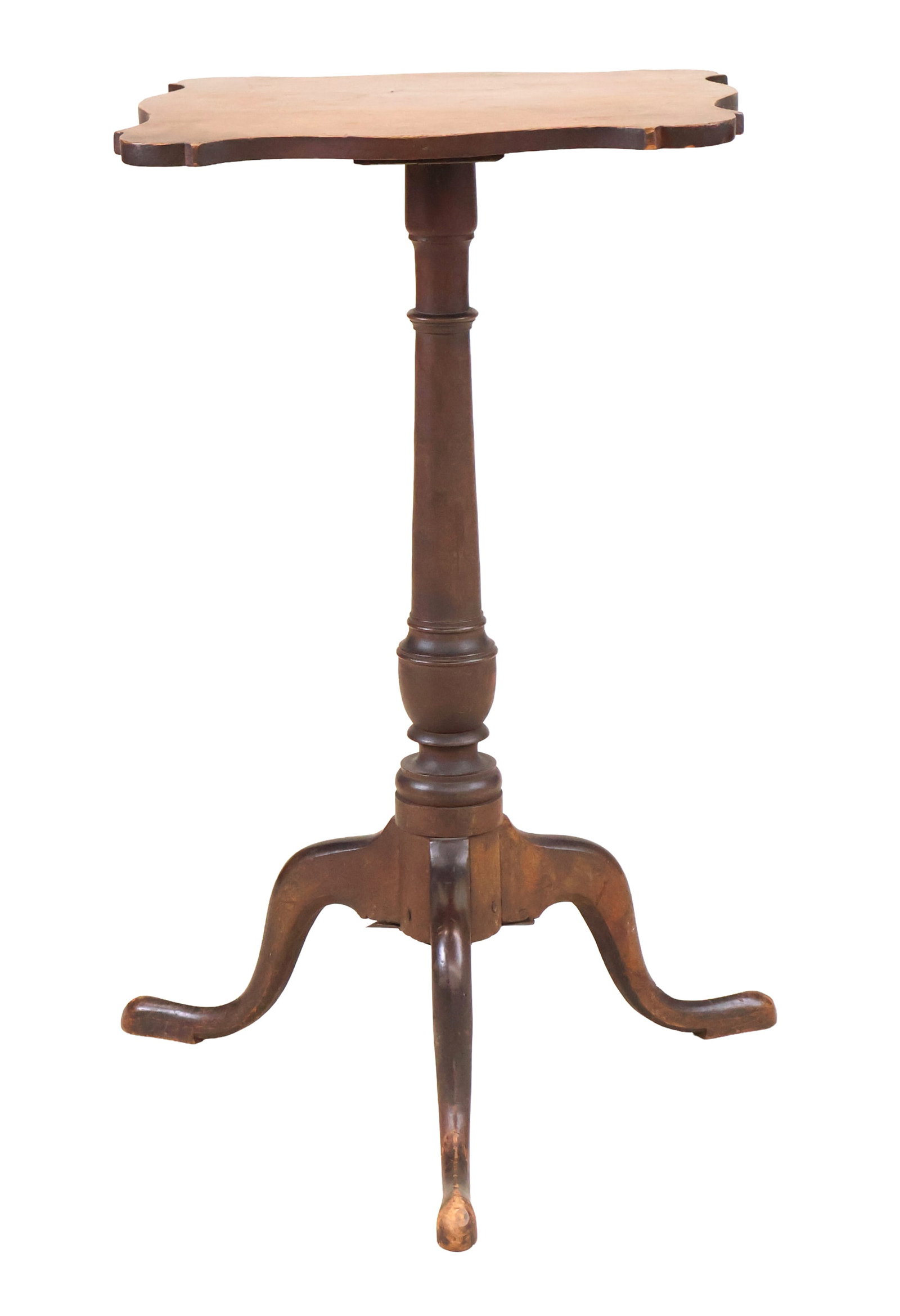 Federal Cherrywood Candlestand: Federal Cherrywood Candlestand A school of Eliphalet Chaplin (1741-1807), East Windsor, CT, c. 1790 Provenance: Samuel Herrup Antiques, Sheffield, MA Christie's New York, Jan. 20, 2022, lot 410