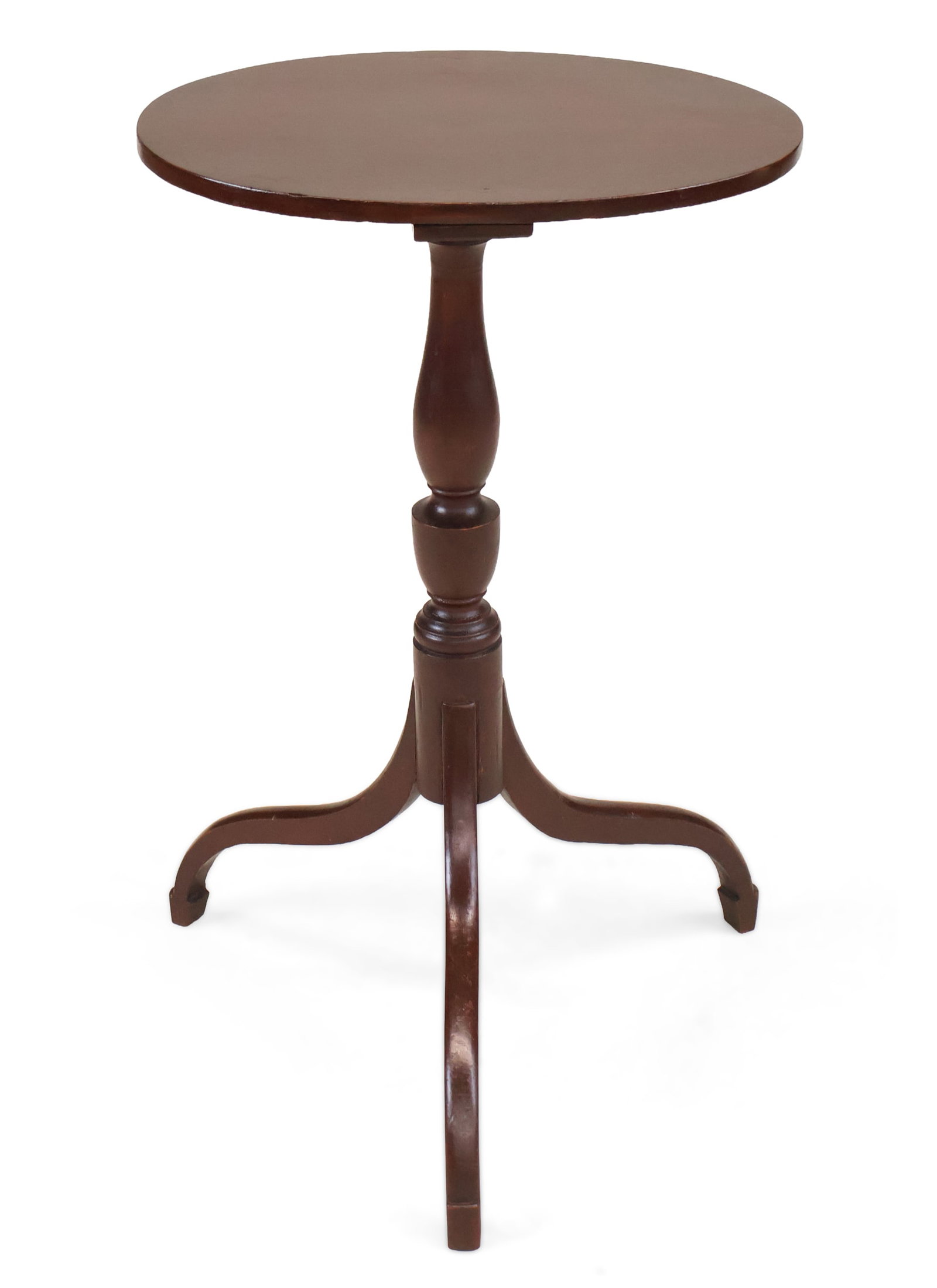 Federal Red-Painted Birchwood Candlestand: Federal Red-Painted Birchwood Candlestand New England, c. 1800 Provenance: Skinner Inc., Boston, April 25, 1980, lot 314 Christie's New York, Jan. 20, 2022, lot 439 Property from a Private Collection