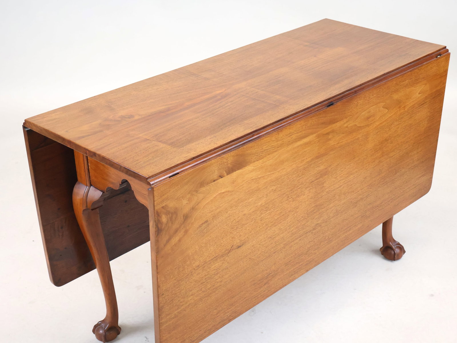 Chippendale Carved Walnut Drop-Leaf Dining Table - 3