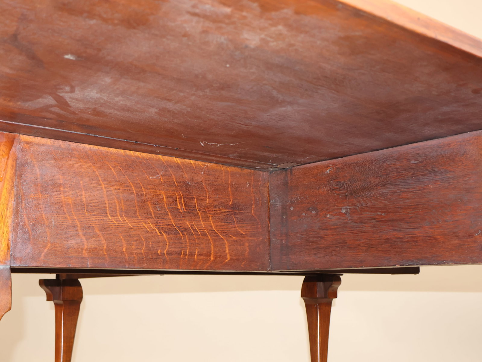 Chippendale Carved Walnut Drop-Leaf Dining Table - 7