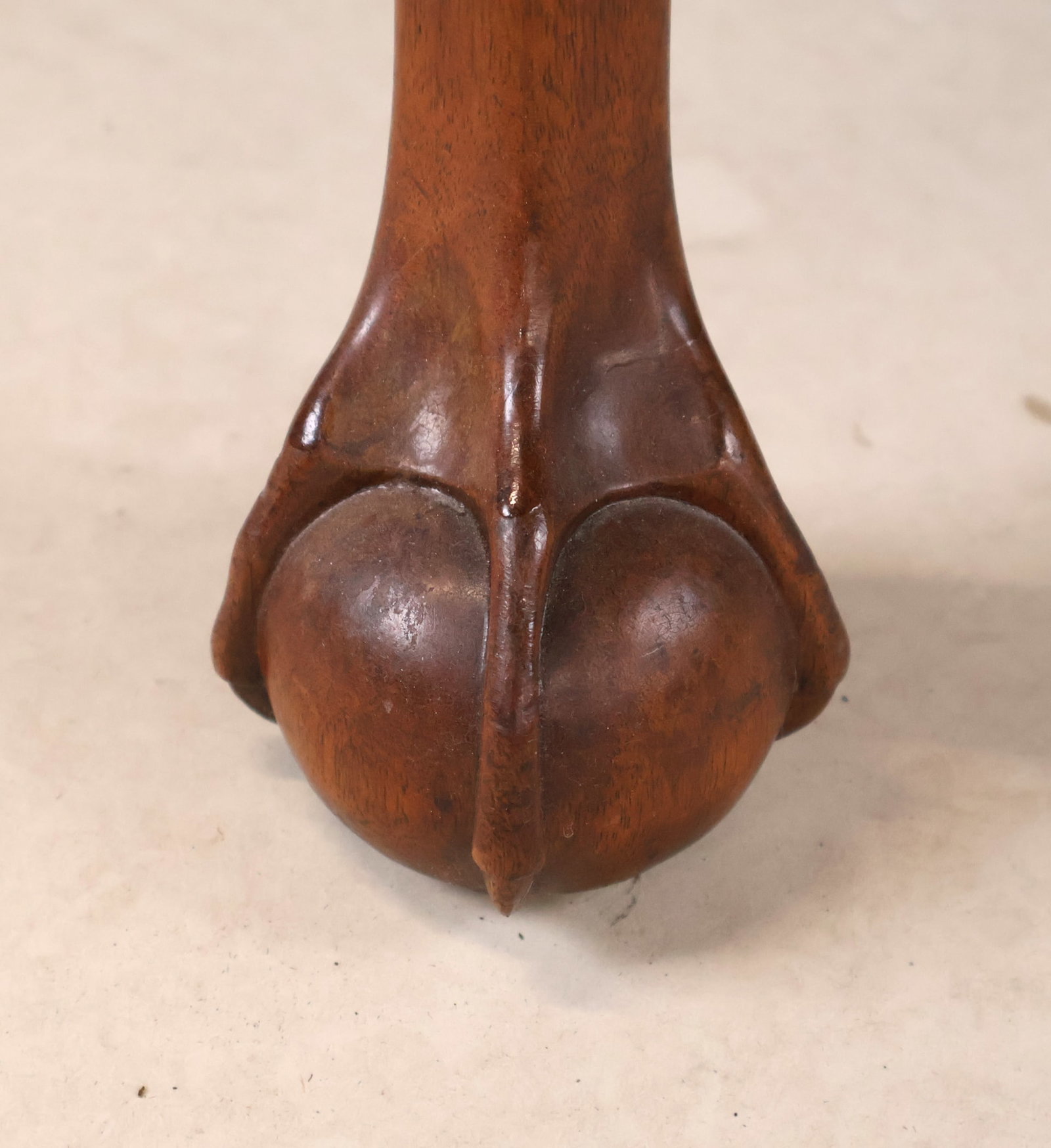 Chippendale Carved Walnut Drop-Leaf Dining Table - 8