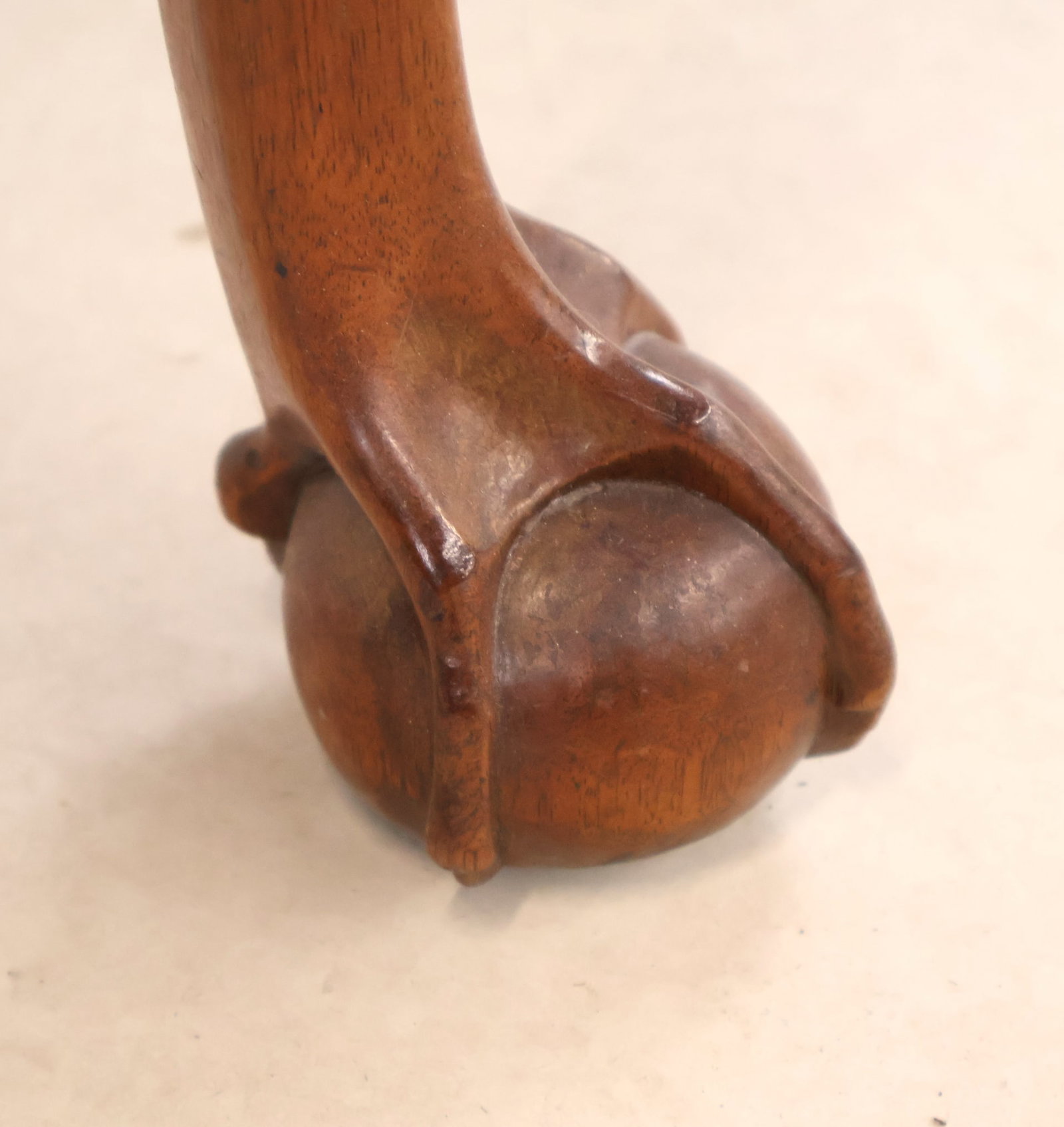 Chippendale Carved Walnut Drop-Leaf Dining Table - 9