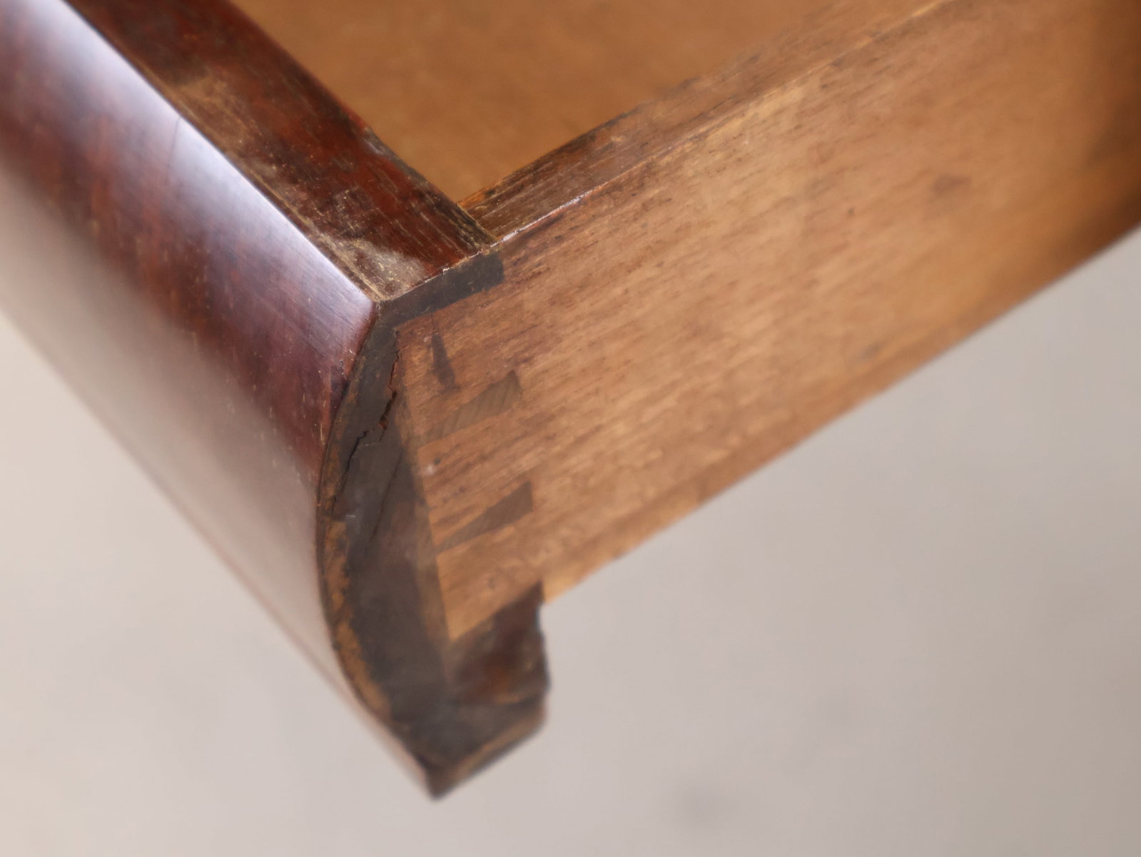 Classical Mahogany Drop Leaf Sofa Table - 7