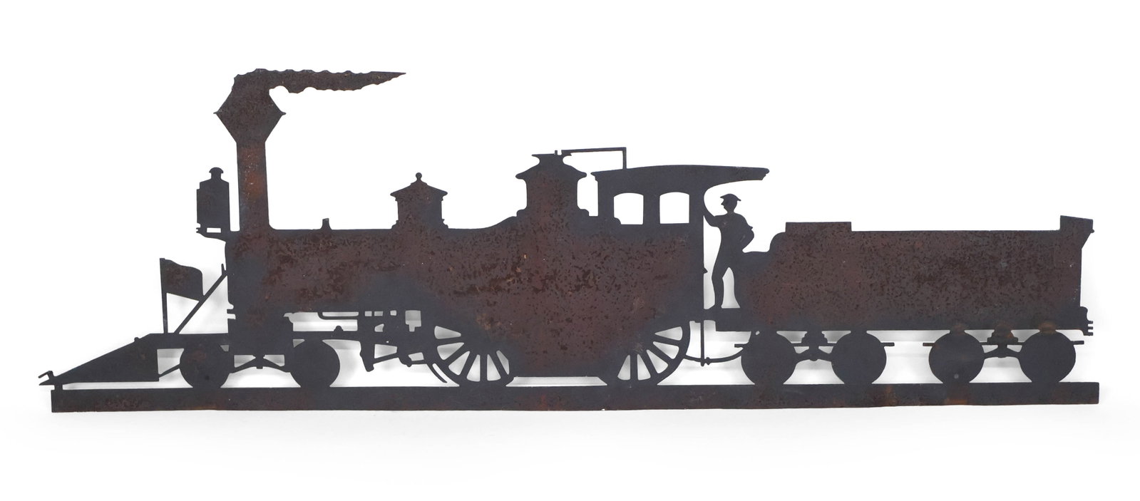 Sheet Iron Train Form Weathervane (1 of 10)
