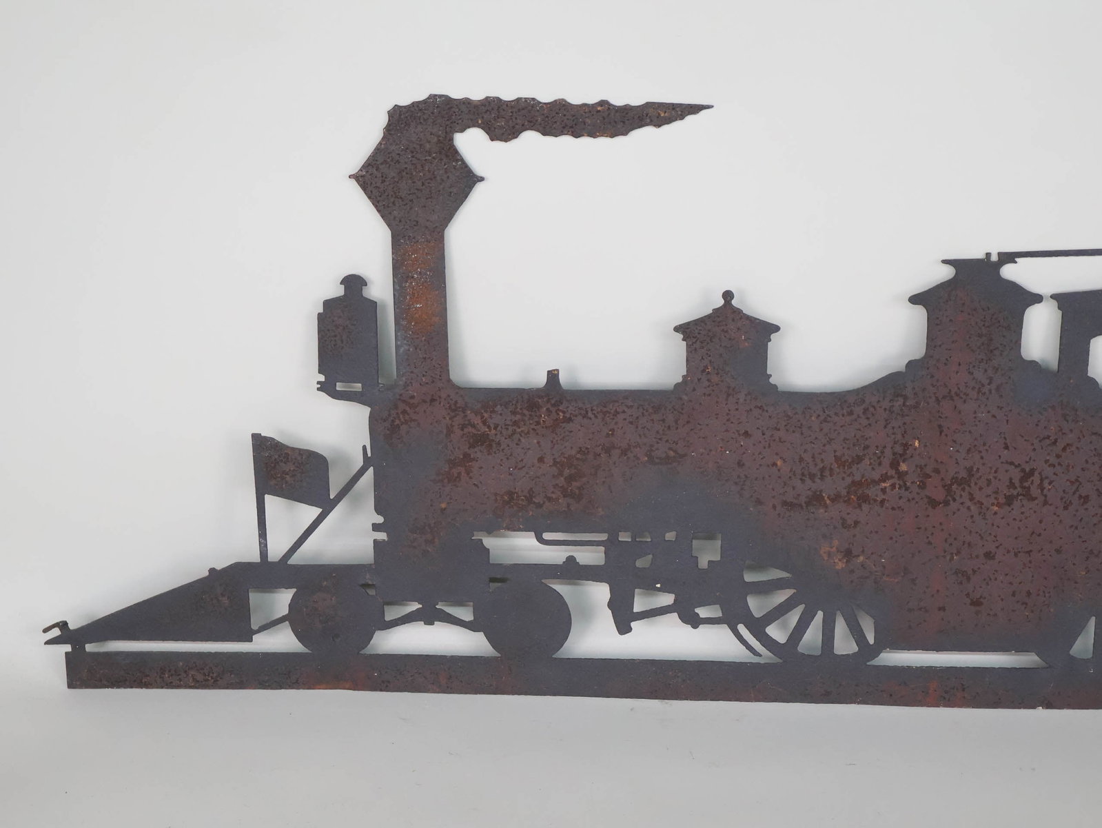 Sheet Iron Train Form Weathervane - 2