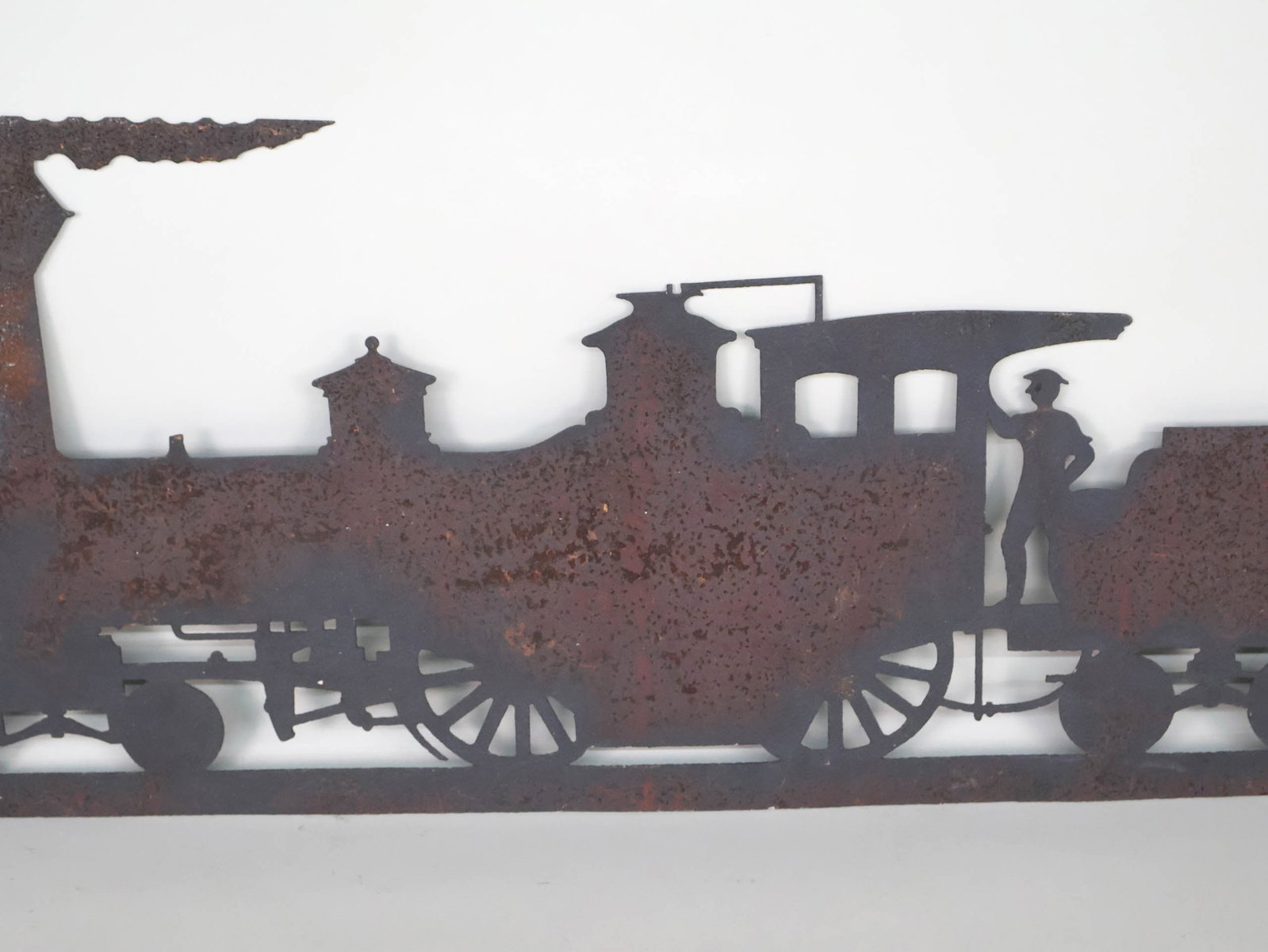 Sheet Iron Train Form Weathervane - 3