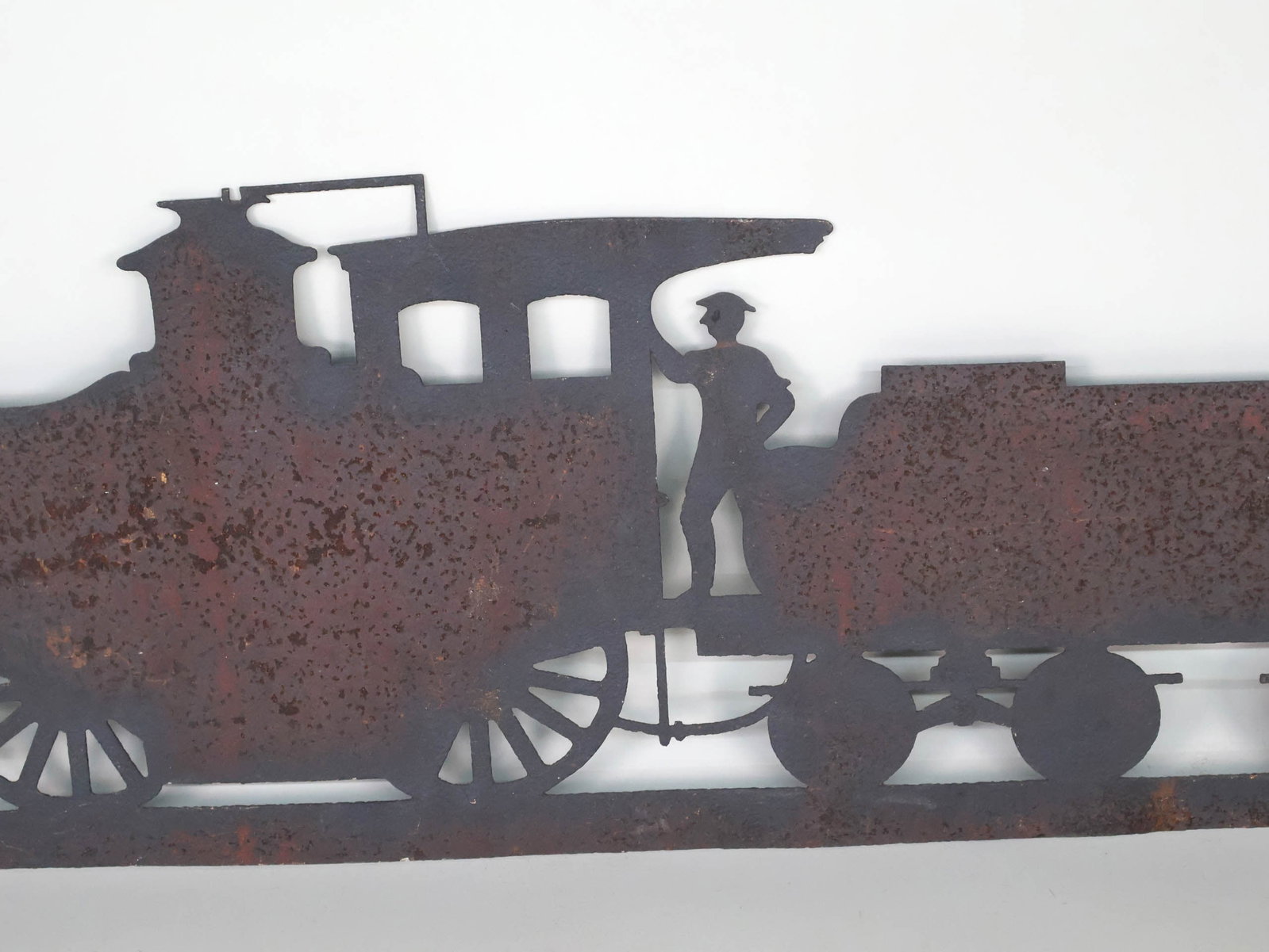 Sheet Iron Train Form Weathervane - 4
