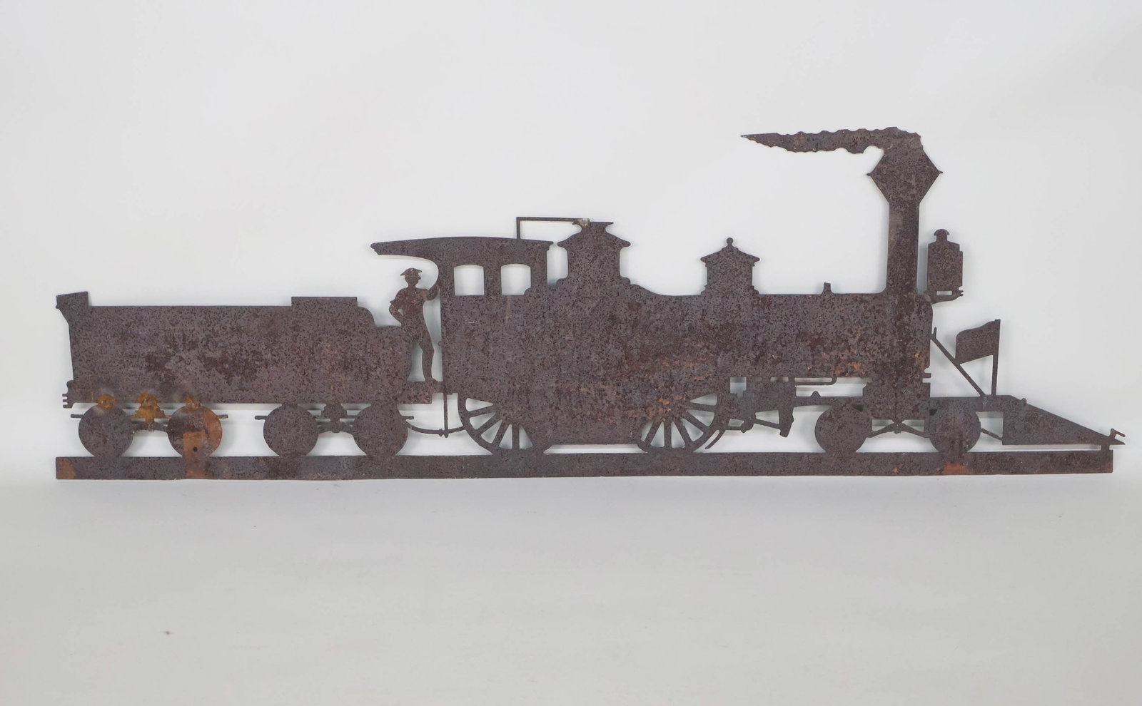 Sheet Iron Train Form Weathervane - 6