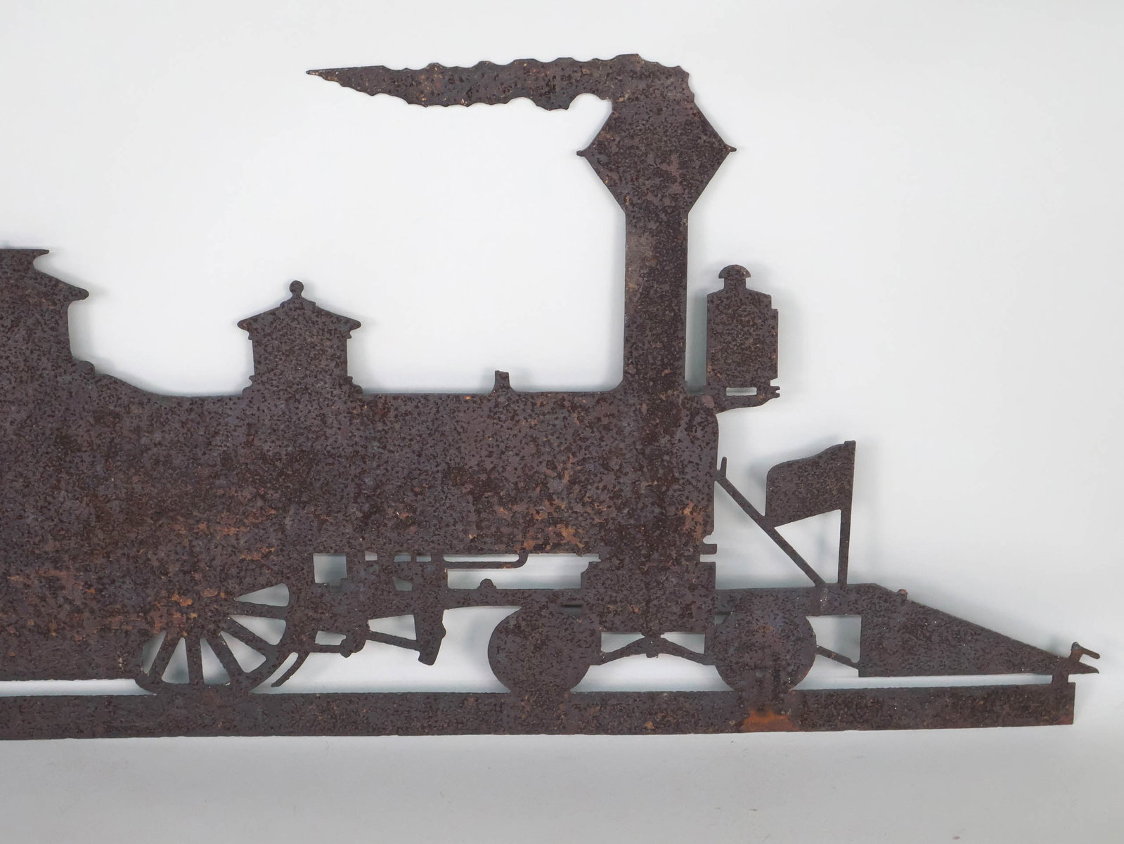 Sheet Iron Train Form Weathervane - 7