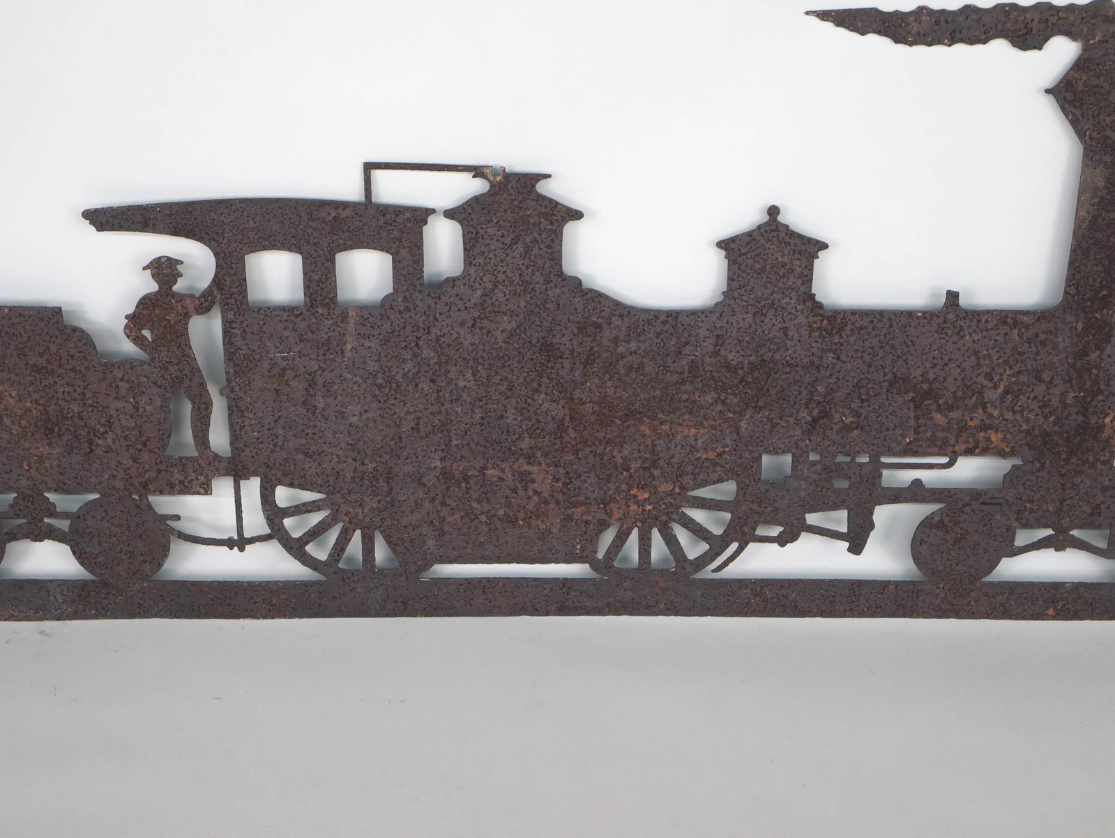 Sheet Iron Train Form Weathervane - 8
