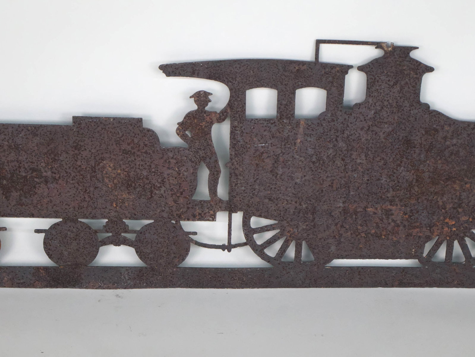 Sheet Iron Train Form Weathervane - 9
