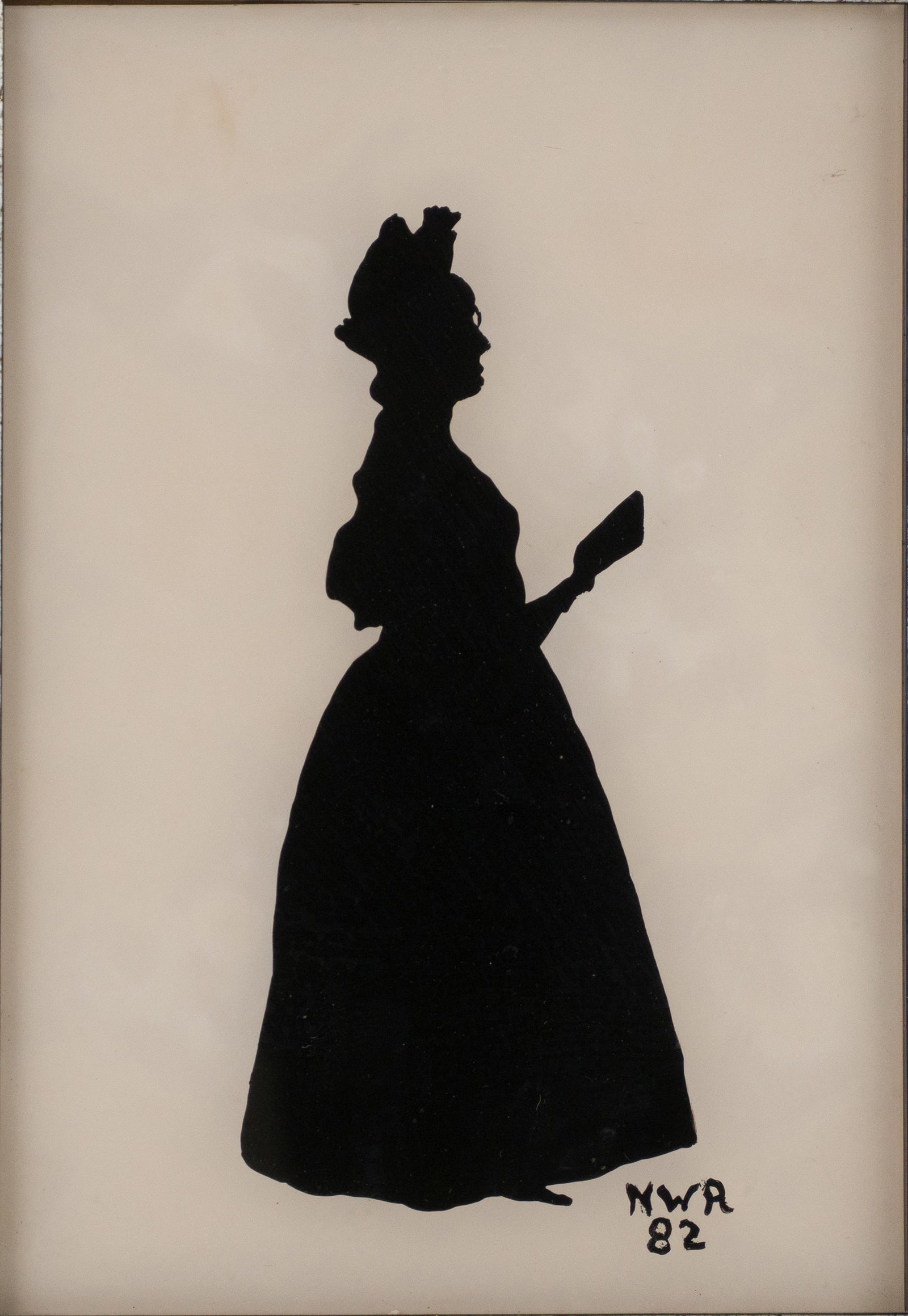 Four Full Profile Silhouettes - 10