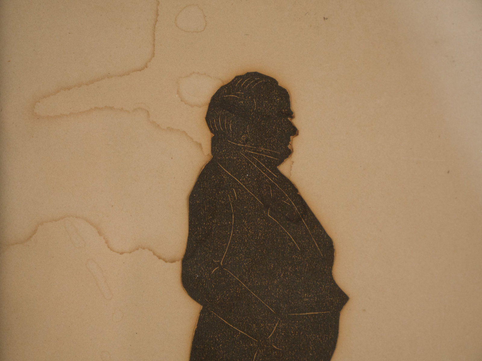 Four Full Profile Silhouettes - 17