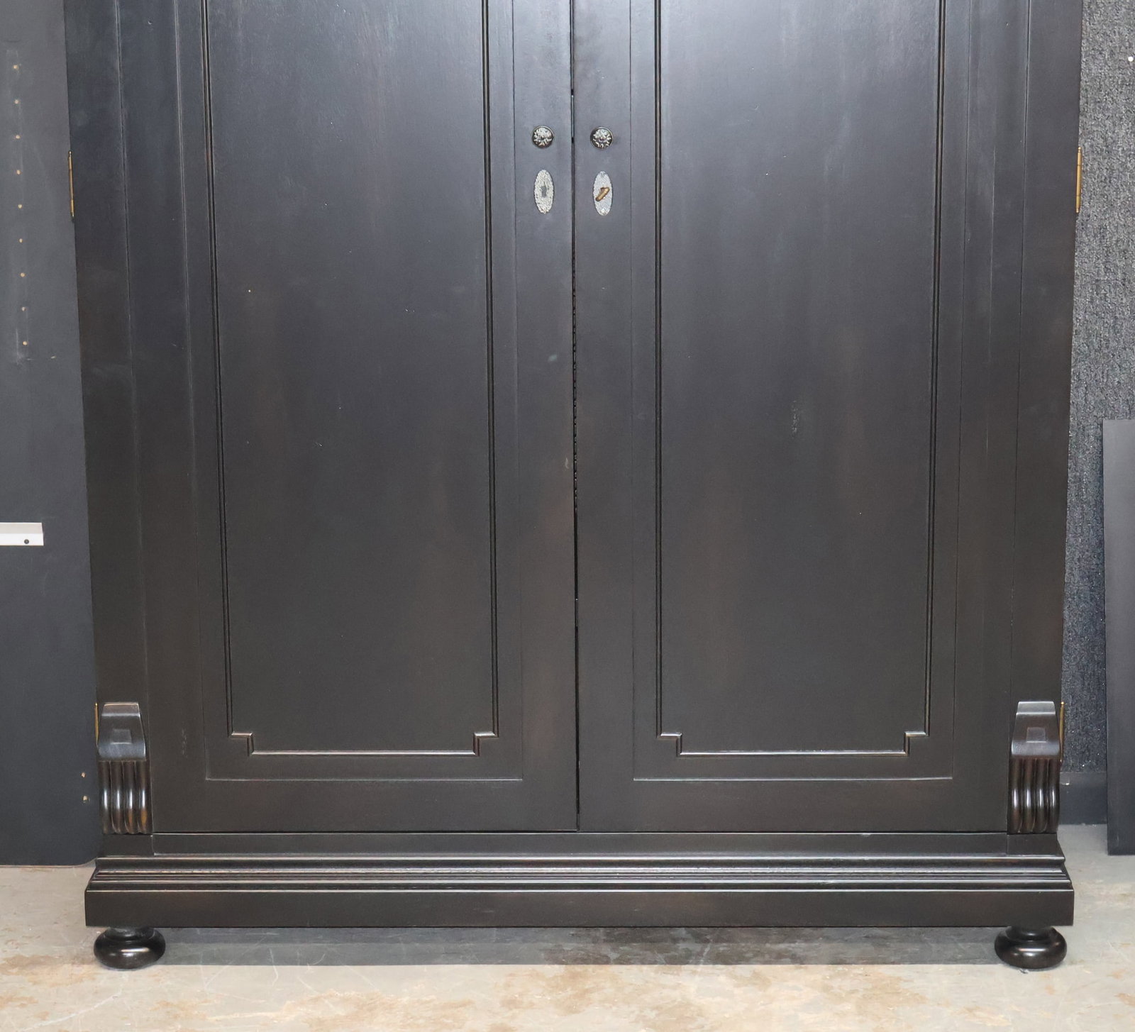 Contemporary Ebonized Armoire - 3