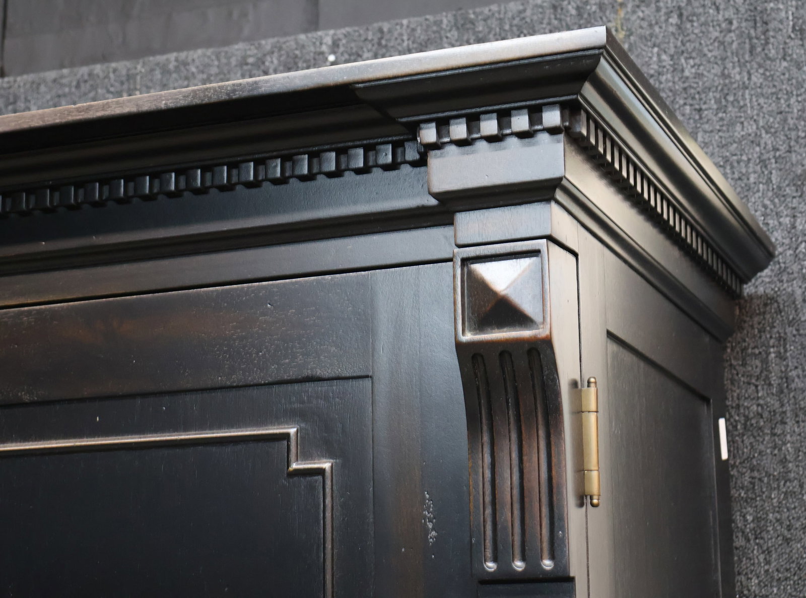 Contemporary Ebonized Armoire - 5