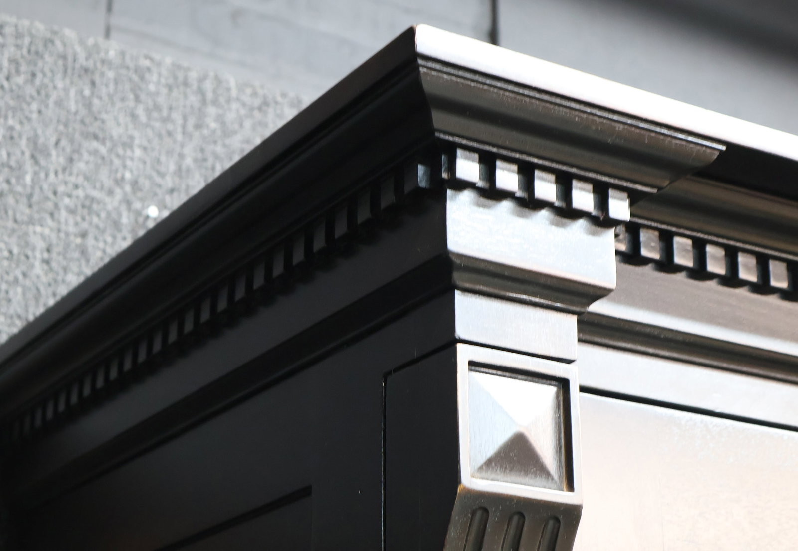 Contemporary Ebonized Armoire - 9