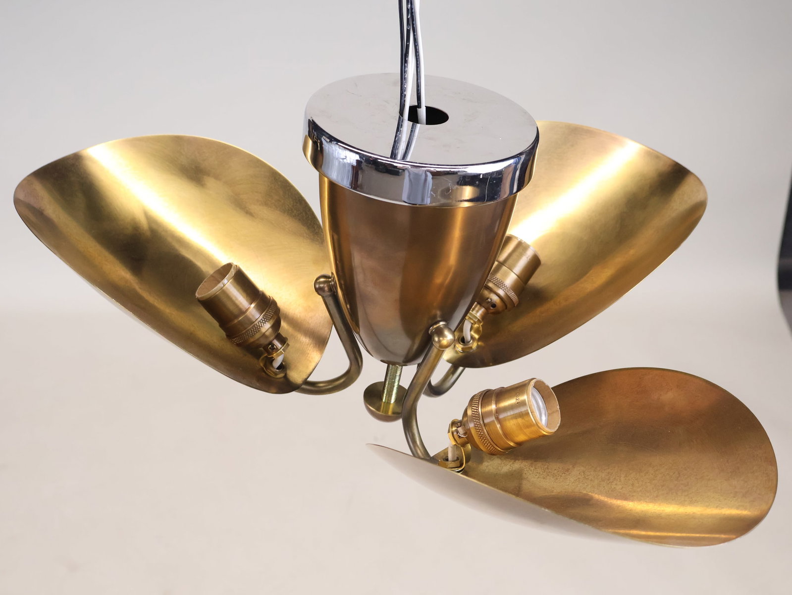 Two Modern Light Fixtures - 5