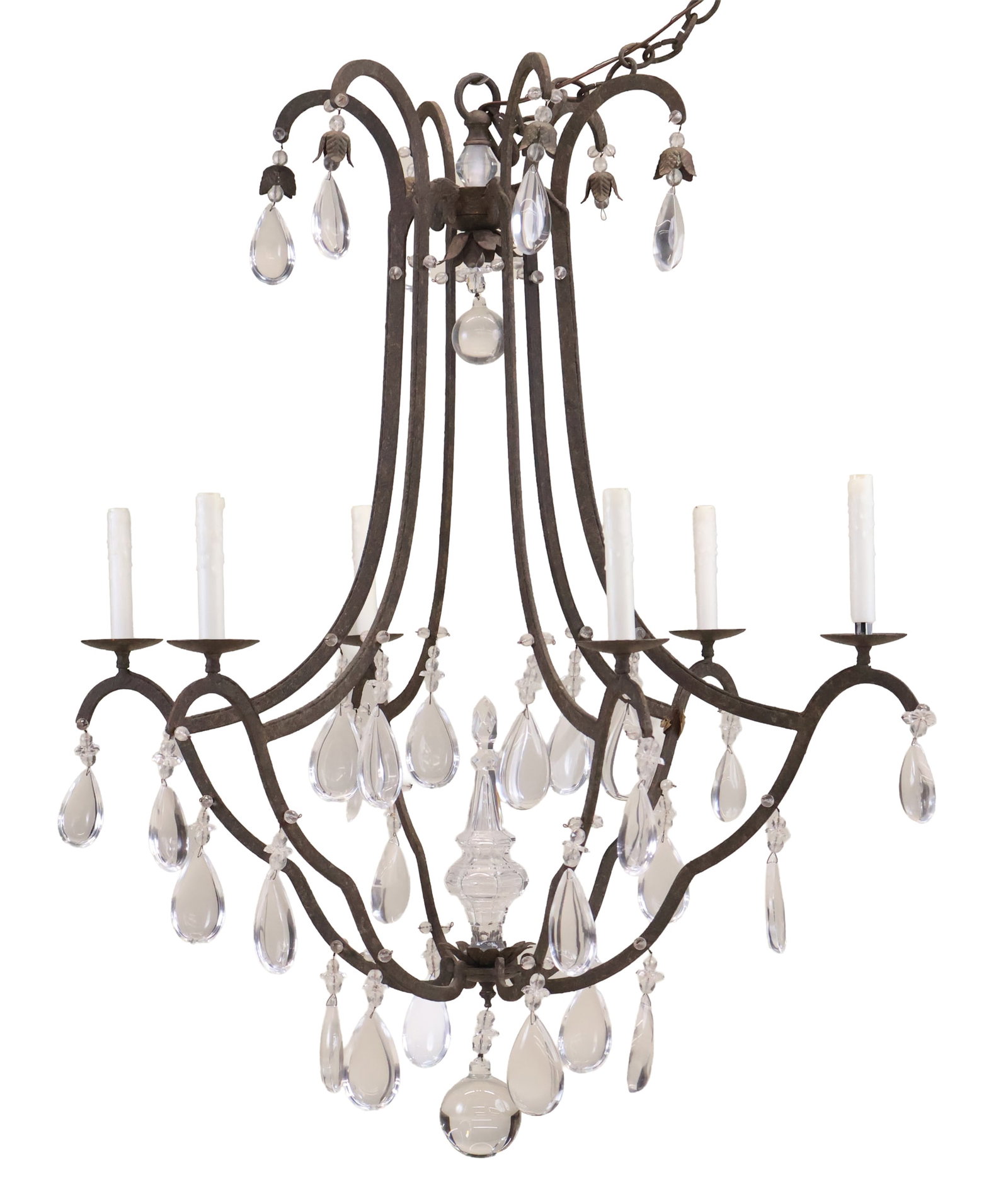 Dennis and Leen Holly Hunt Iron Chandelier (1 of 12)