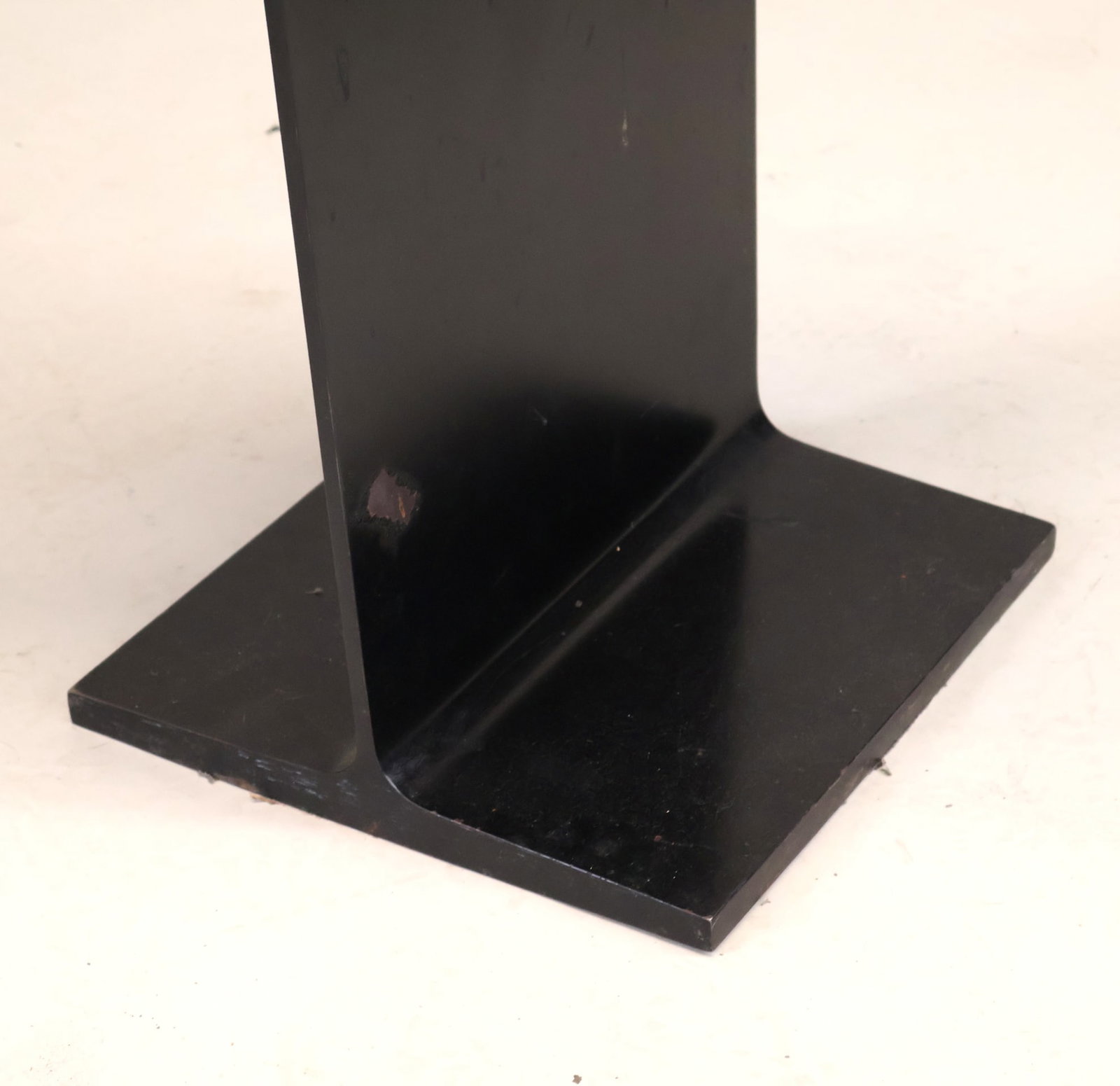 Ward Bennett Style Ebonized I-Beam Table - 4