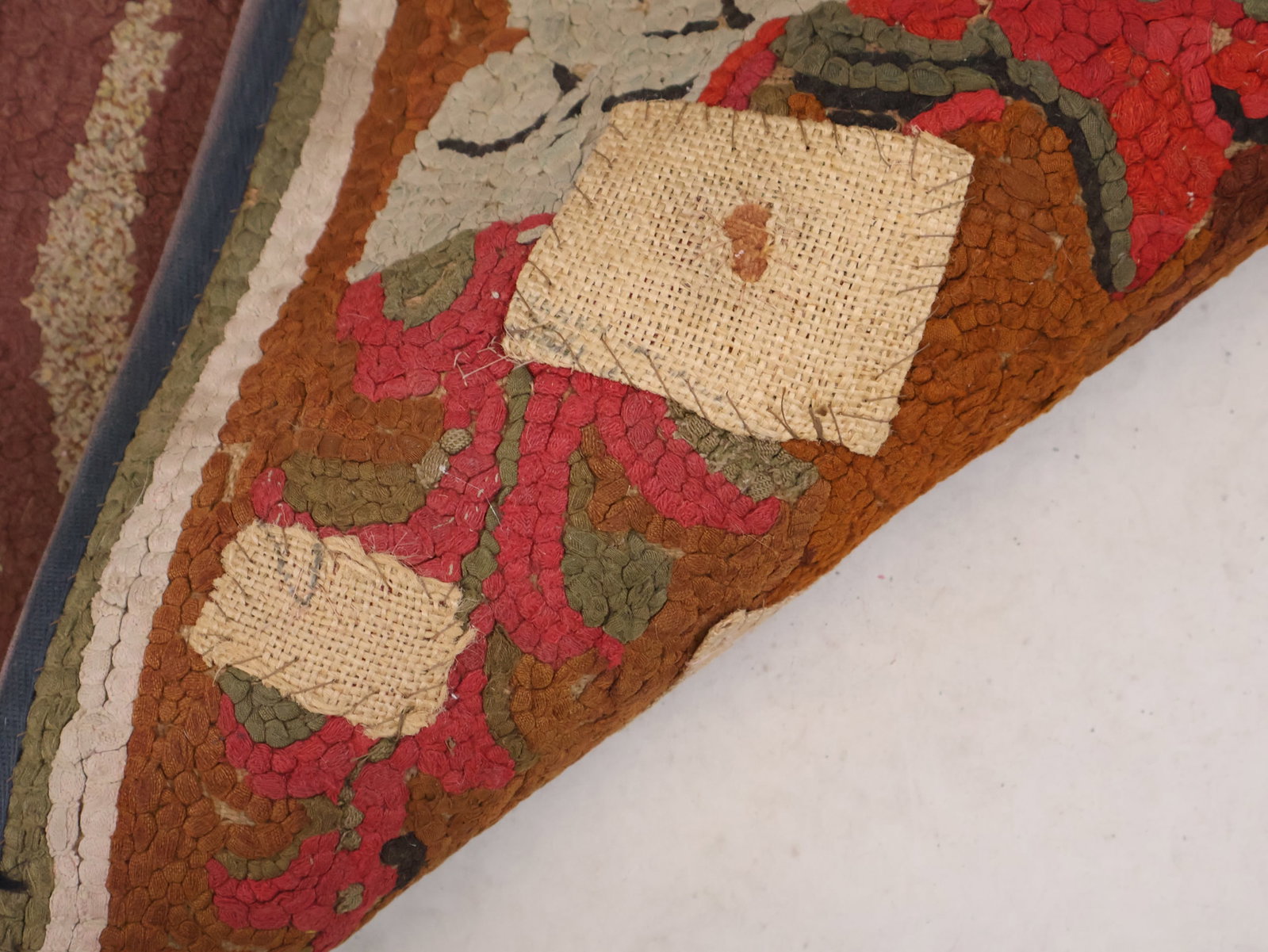 Hooked Rug with Horse - 7