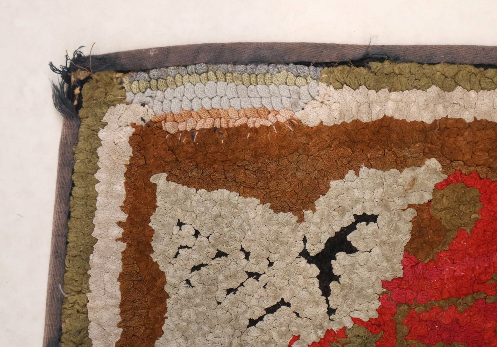 Hooked Rug with Horse - 8