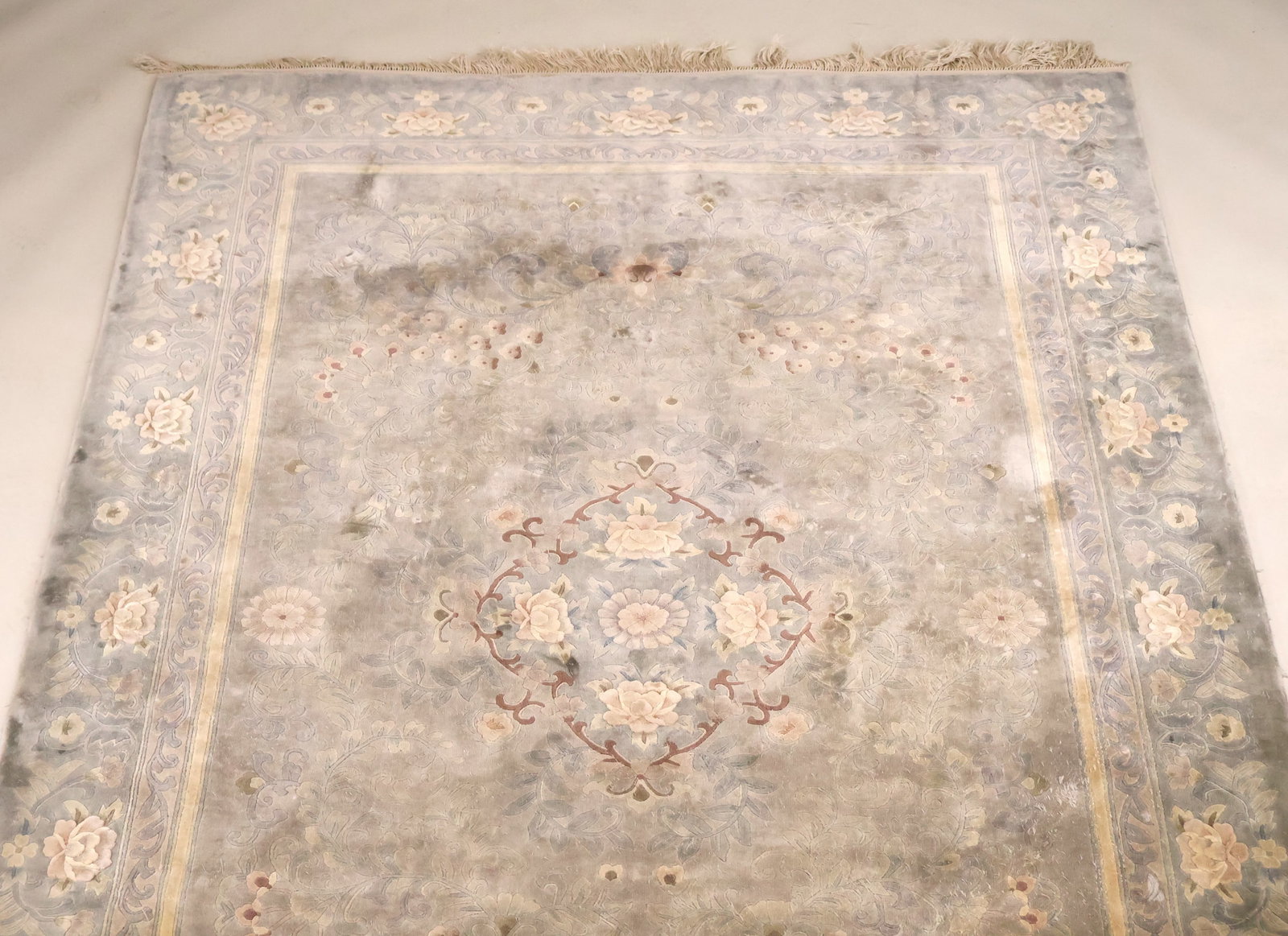 Chinese Silk Rug - 2