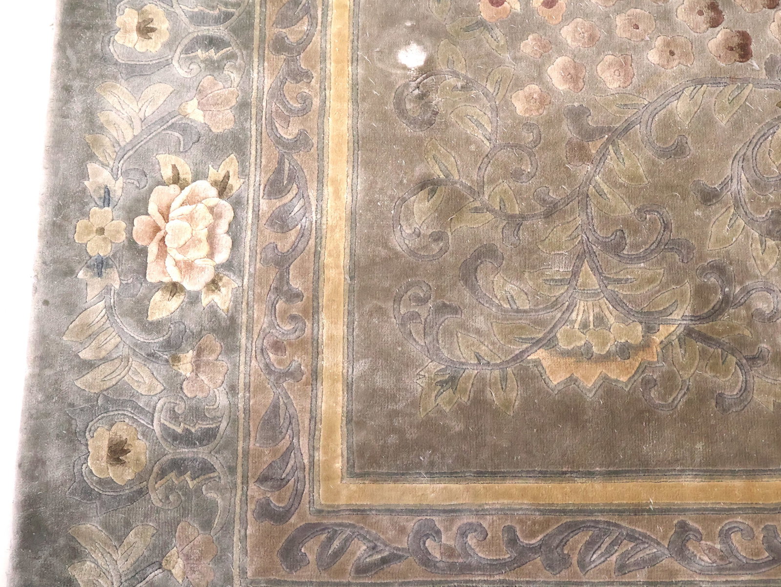 Chinese Silk Rug - 9