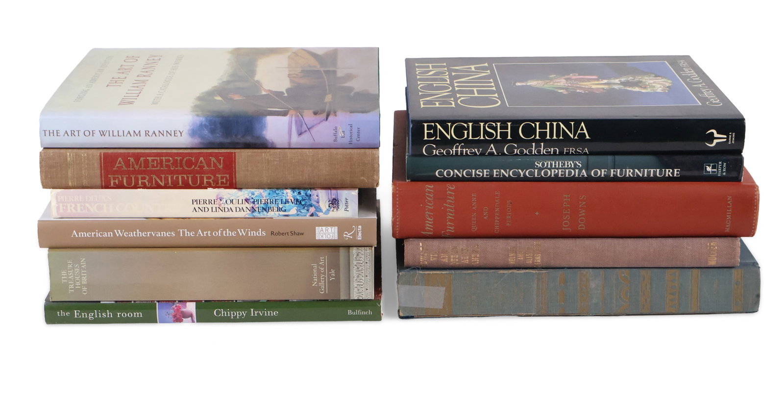 Group of Art and Antique Reference Books: Group of Art and Antique Reference Books Including, A.B. Frost, English China, American Furniture, and The English Room.