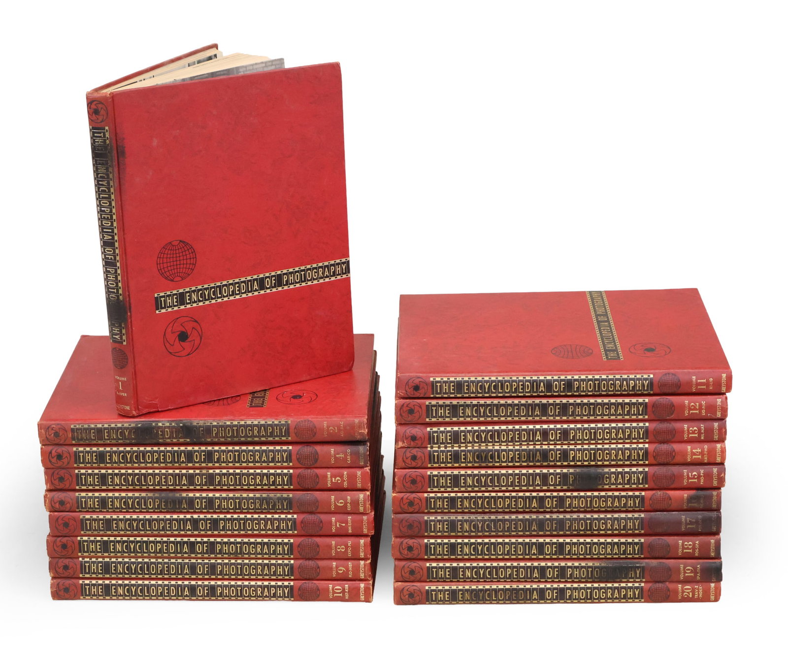 Twenty Volume Encyclopedia of Photography Set of Books: Twenty Volume Encyclopedia of Photography Set of Books Greystone Press, New York, 1958. Provenance: Property from a Private New Jersey Collection