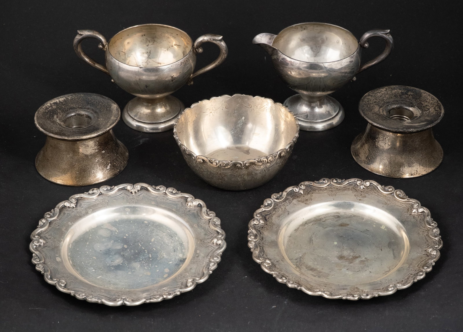 833 Silver Casa Das Pratas Plates and Bowl (1 of 10)