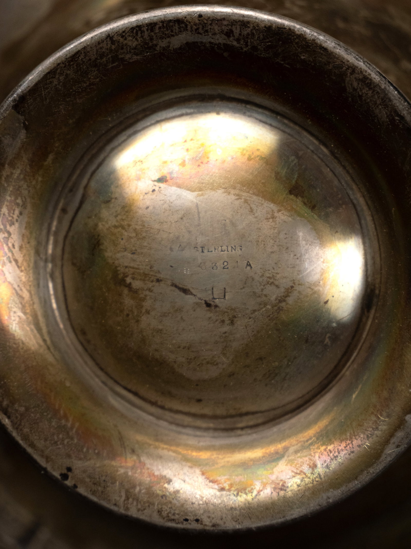 Tiffany Sterling Silver Footed Nut Dish - 15