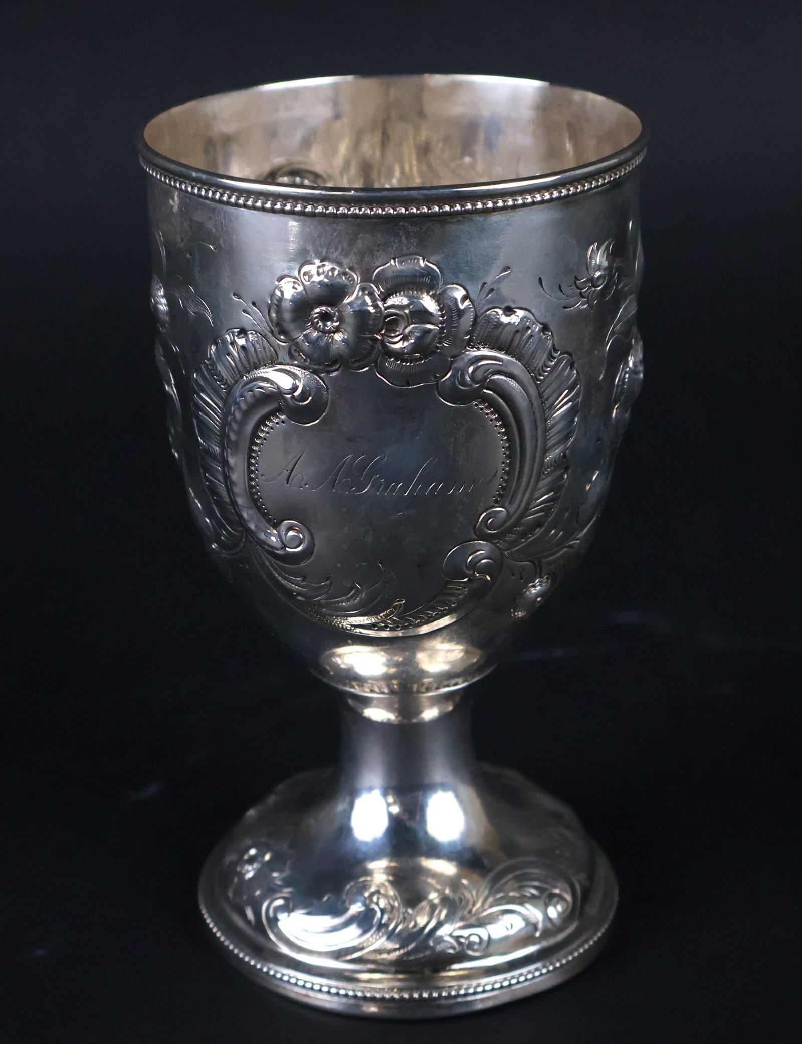 Sterling Silver Circular Covered String Box - 5