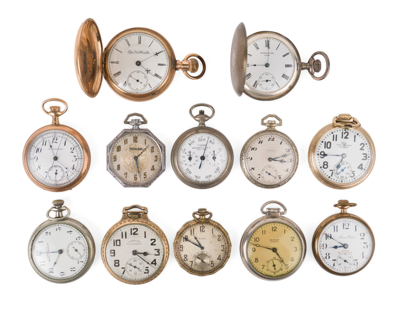 Assorted Group of Mechanical Pocket Watches (1 of 12)