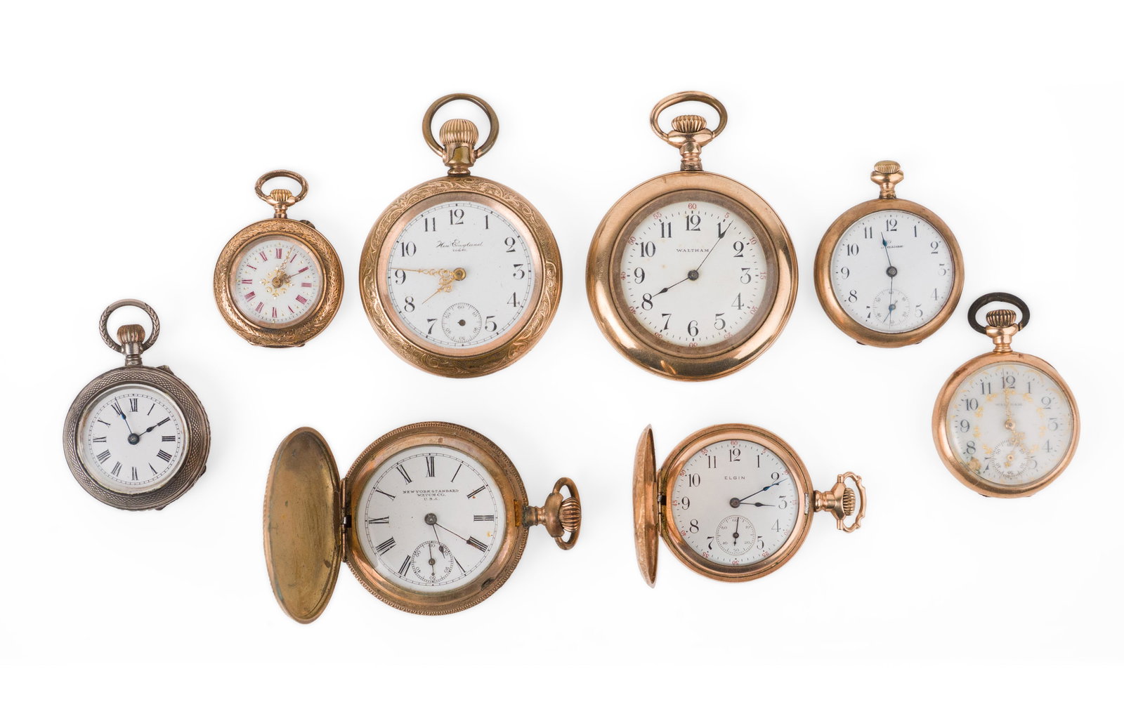 Group of Eight Assorted Pocket Watches (1 of 11)