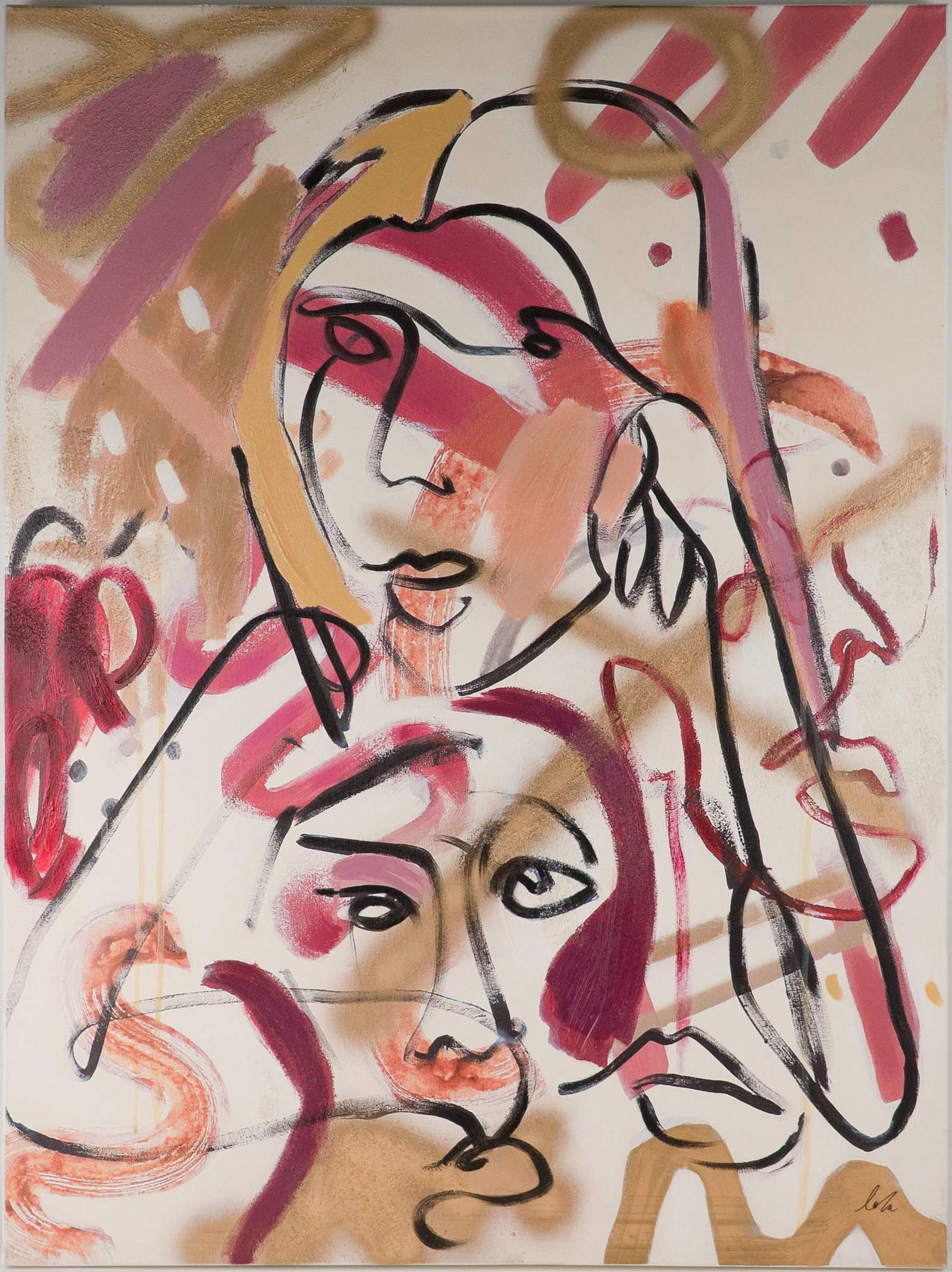 Lola, Bonjour, Oil on Canvas (1 of 6)
